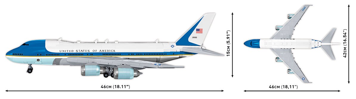 COBI BOEING 747 Air Force One Plane
