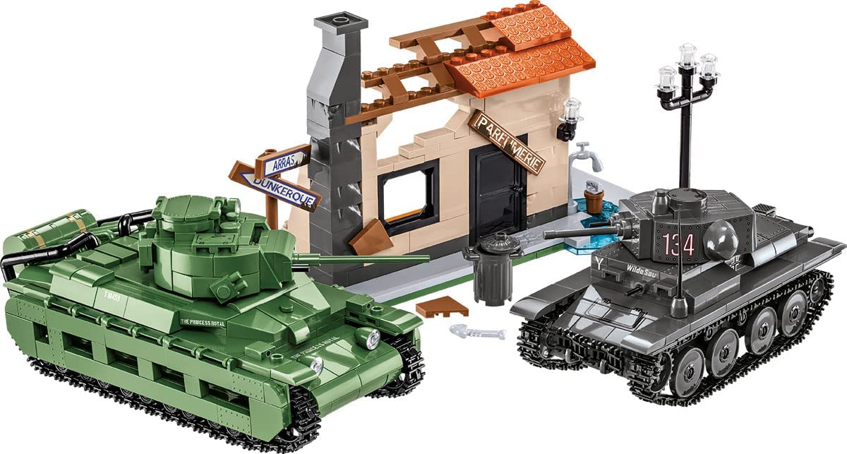 COBI Historical Collection WWII Battle of Arras (1940) Matilda II vs Panzer 38