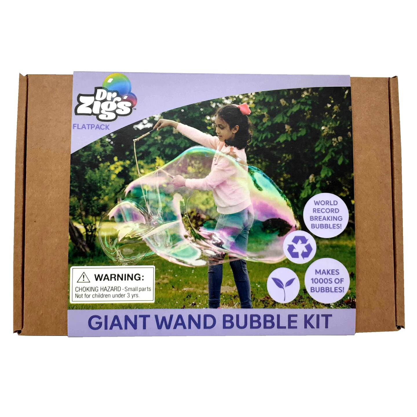Dr Zigs: My First Giant Bubble Kit W/ Bubble Wand & Solution
