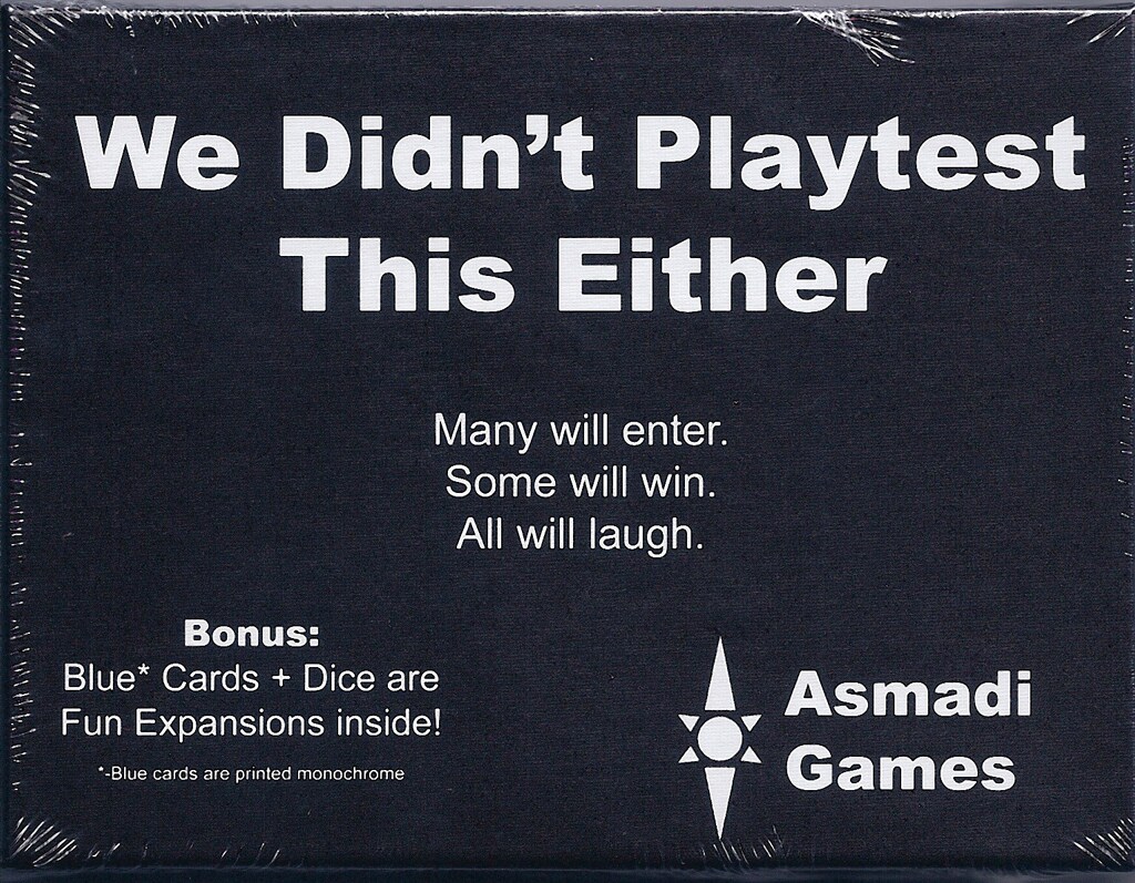 Asmadi Games We Didn&#x27;t Playtest This Either Card Game