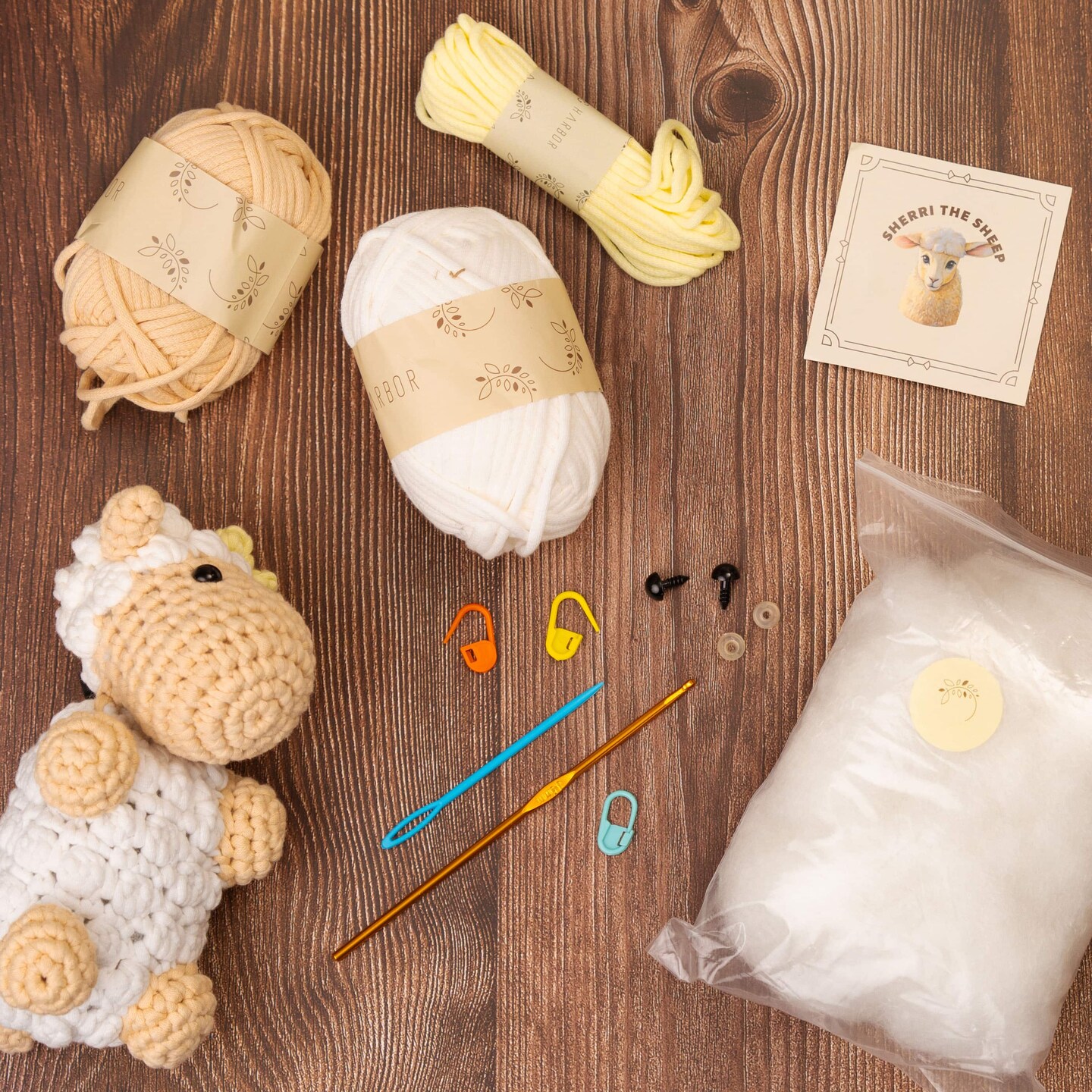 Hearth &#x26; Harbor Amigurumi Crochet Kit for Beginners