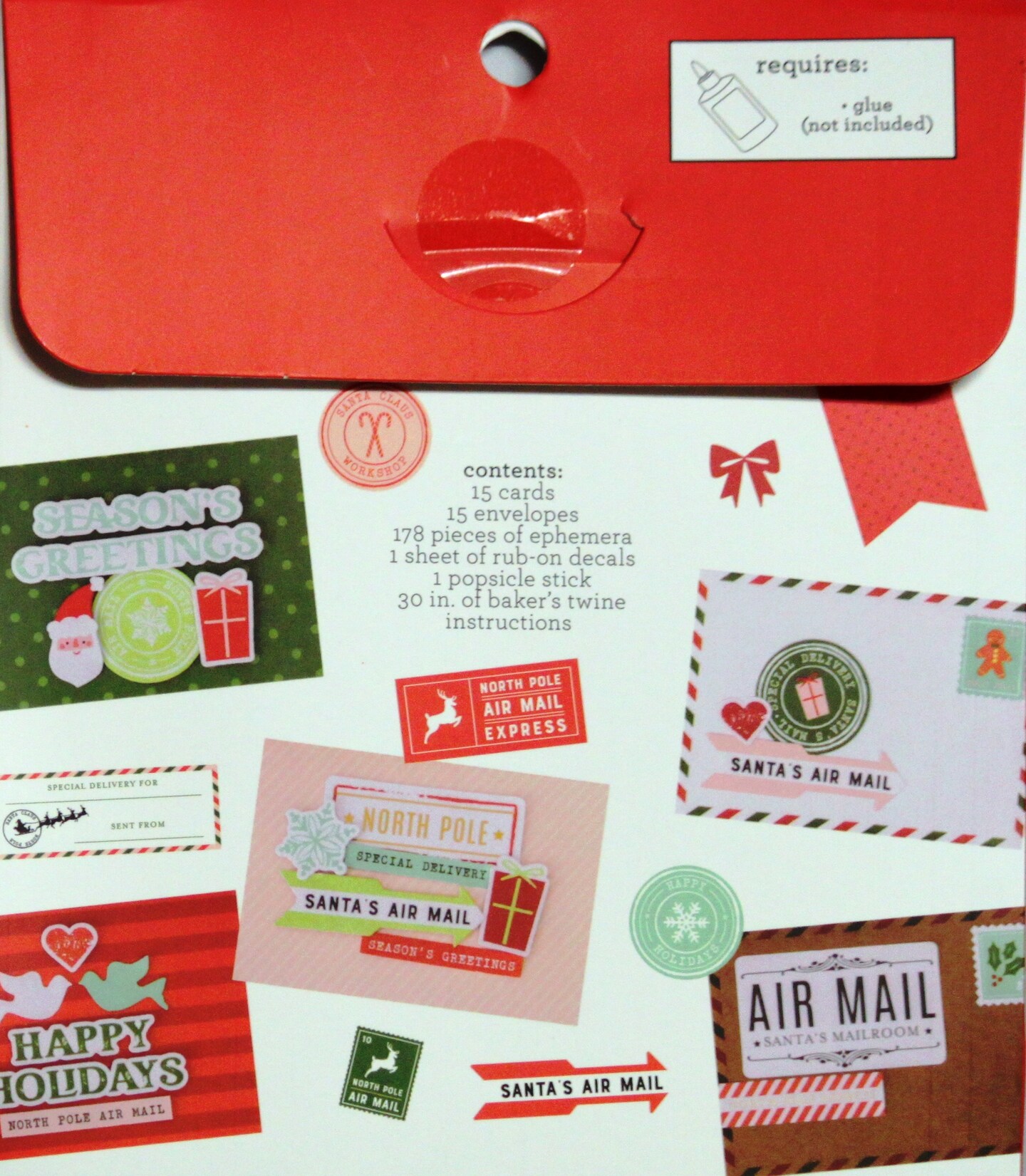 DCWV Christmas Airmail Card Kit