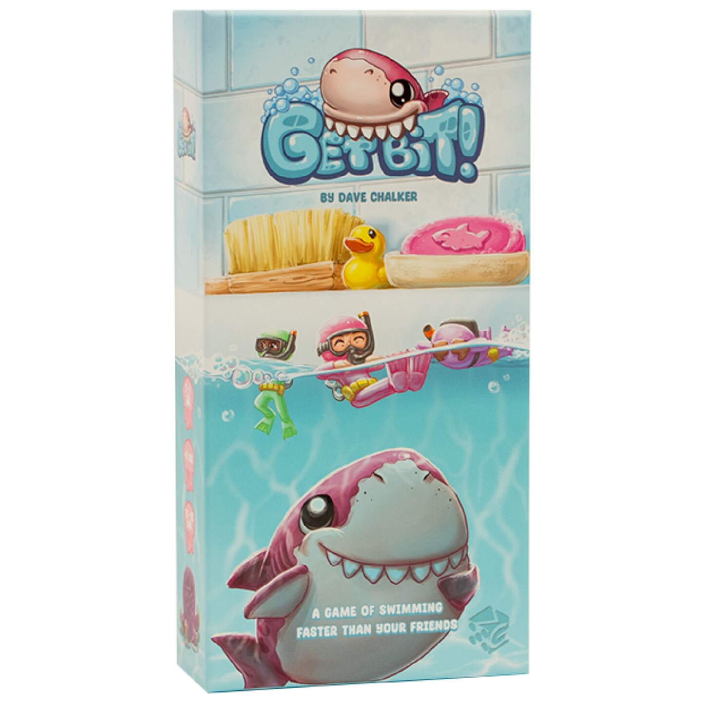 Greater Than Games | Get Bit | Family Card Game | Party Game for Adults and Family | Escape the Shark | 3 to 6 players | Ages 7+ | 20 Minutes