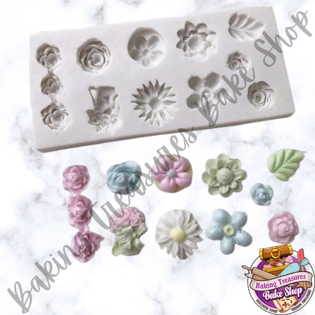 Flower &#x26; Leaf Silicone Mold