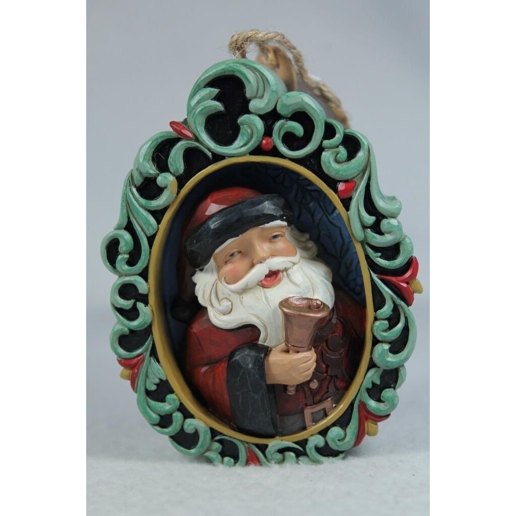 Jim Shore Holiday Manor Santa Diorama 2024 Ornament 6015493 In Box