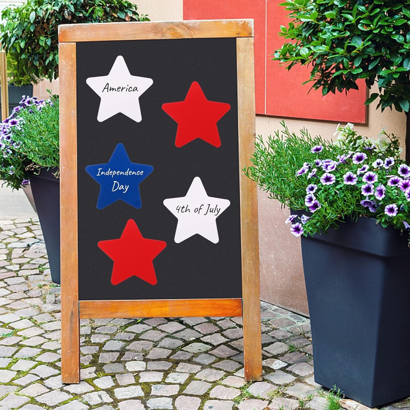 360 Pcs Patriotic Star Cutouts Paper Stars 4th of July Party Decor