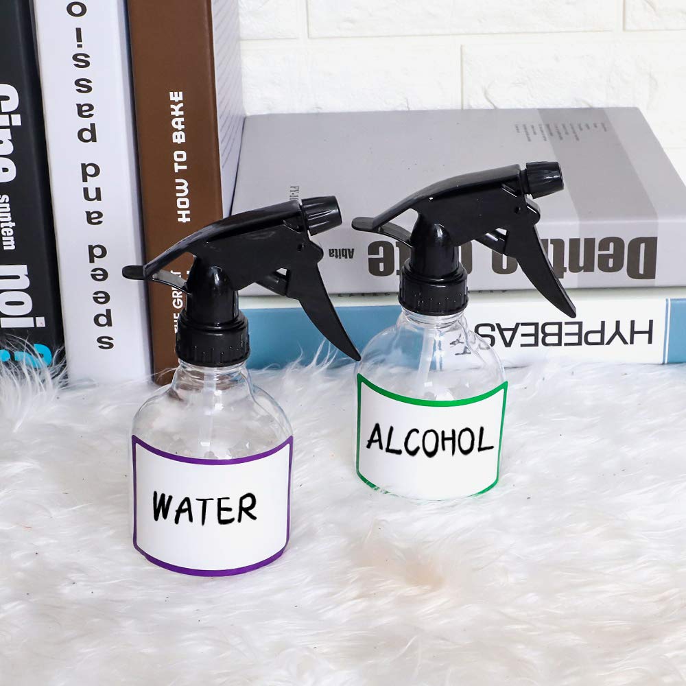 Spray Bottles 7pcs 8oz Empty Plastic Spray Bottle with Adjustable Nozzle