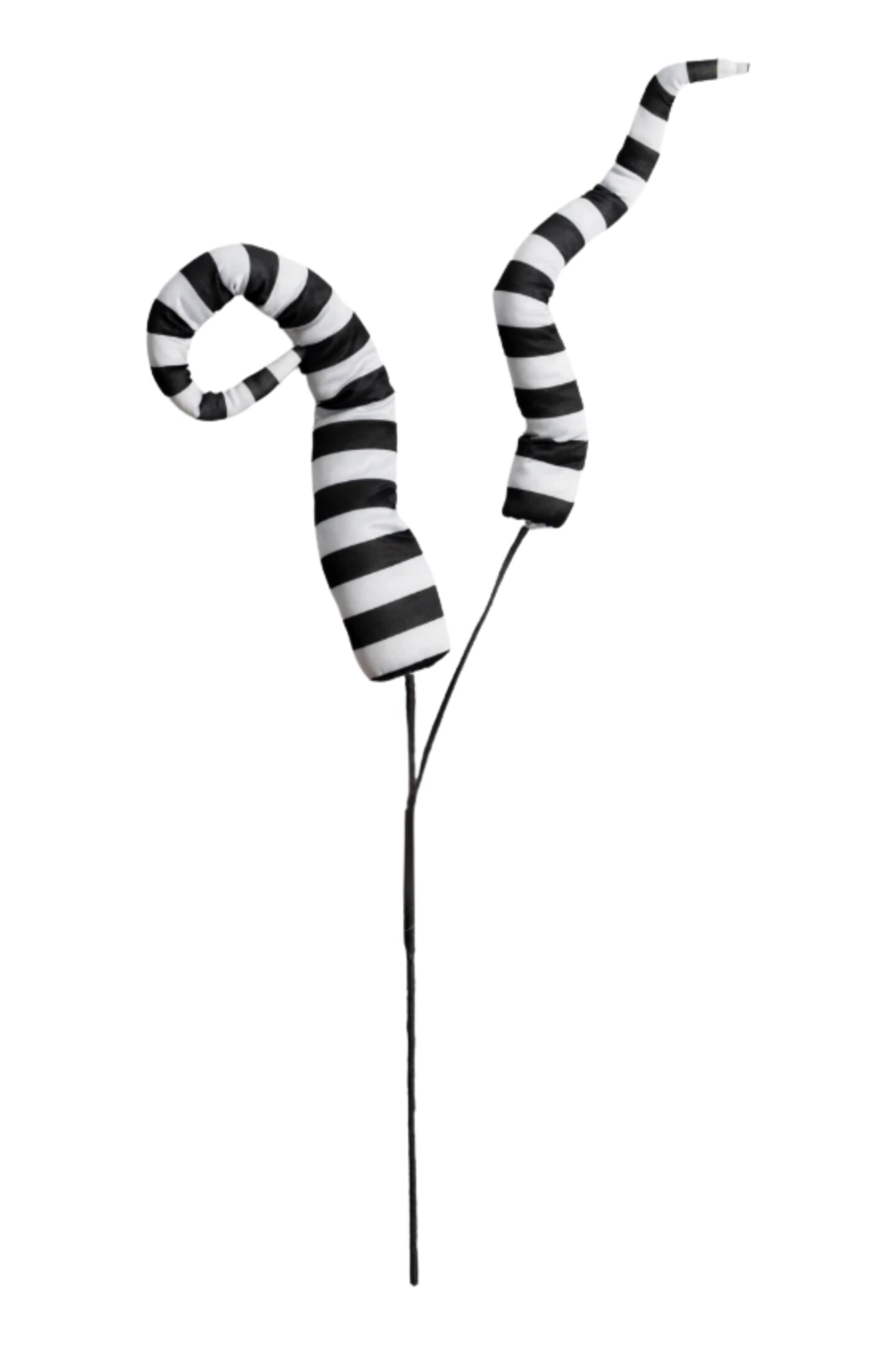 34&#x22; Stripe Horn Spray: Black &#x26; White