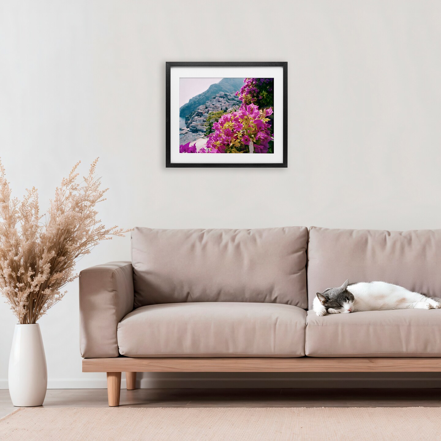 Stupell Industries Flowers In Positano Framed Print Under Glass, design by LSR Creative Studio