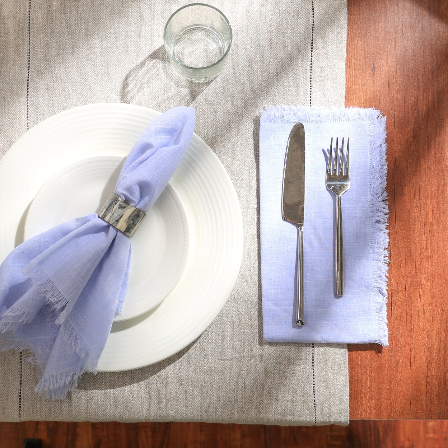 Premium 100% Cotton Napkin Cloth – Set of 4 Reusable, Soft & Durable Napkin Cloth for Dining Table & Special Occasions