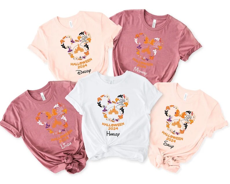 Halloween Family Shirts Disney Matching Family Personalized selling Halloween Shirts.