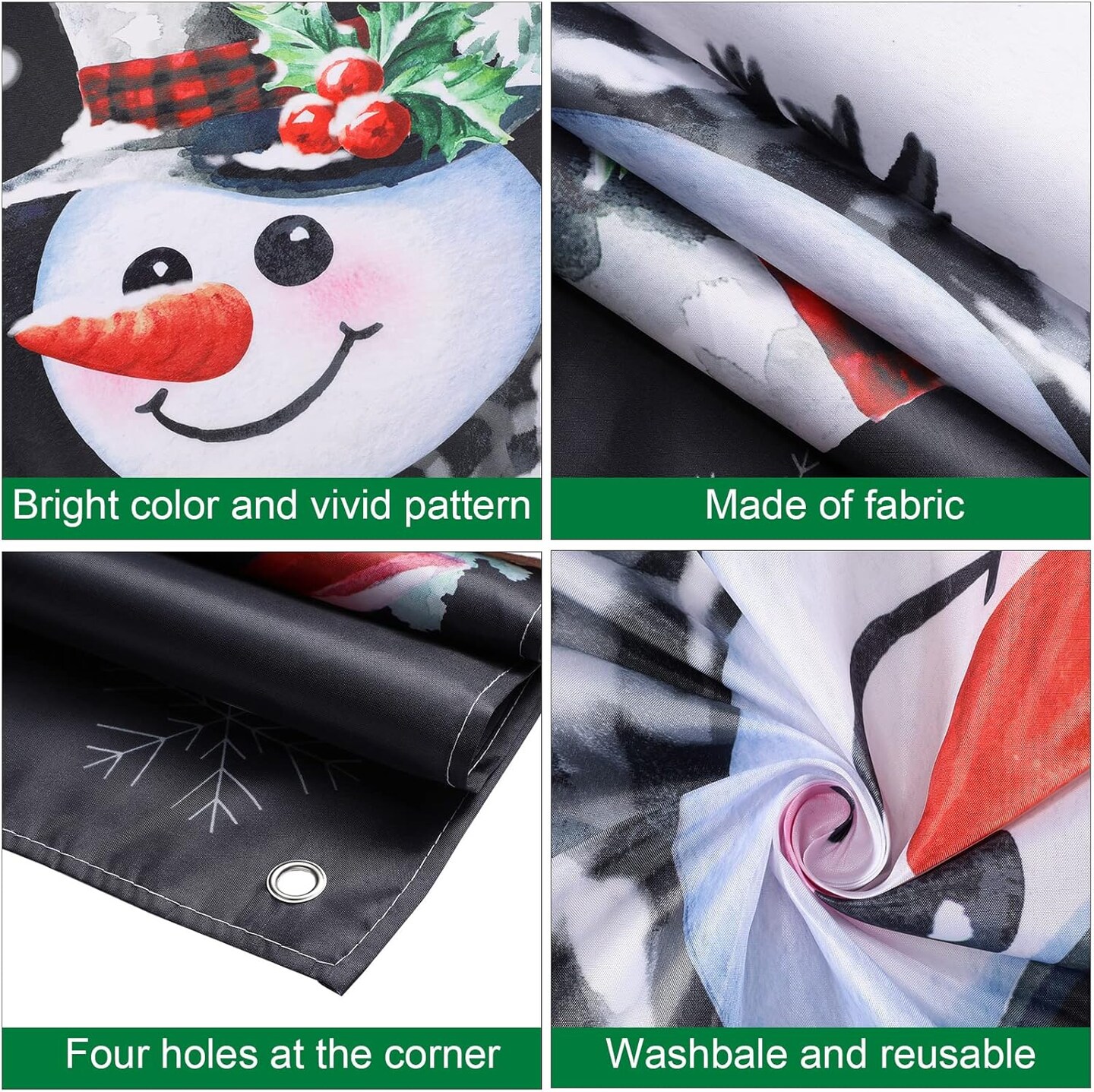 Christmas Snowman Door Cover