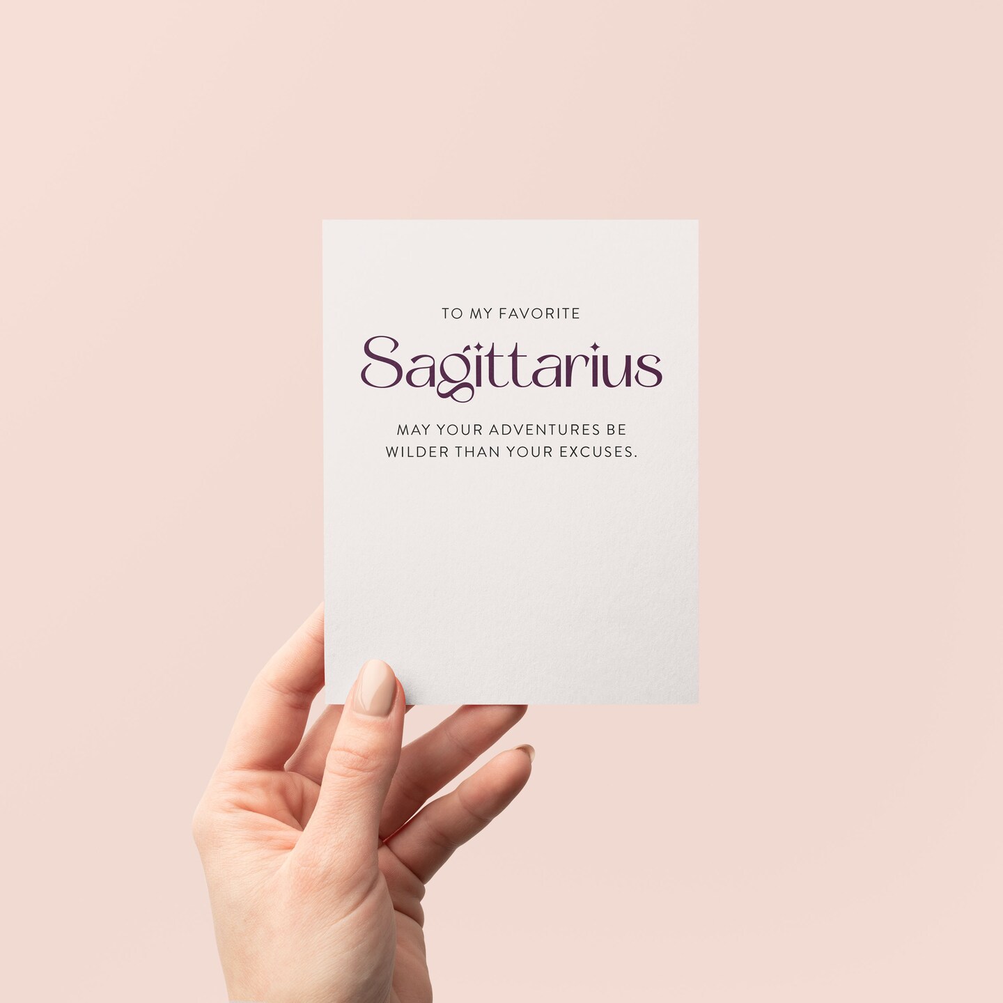 Sagittarius Zodiac Birthday Card | Funny Birthday Card | Astrology Birthday Card | Birthday Card for BFF | Card for Her | Birthday Gift product 3