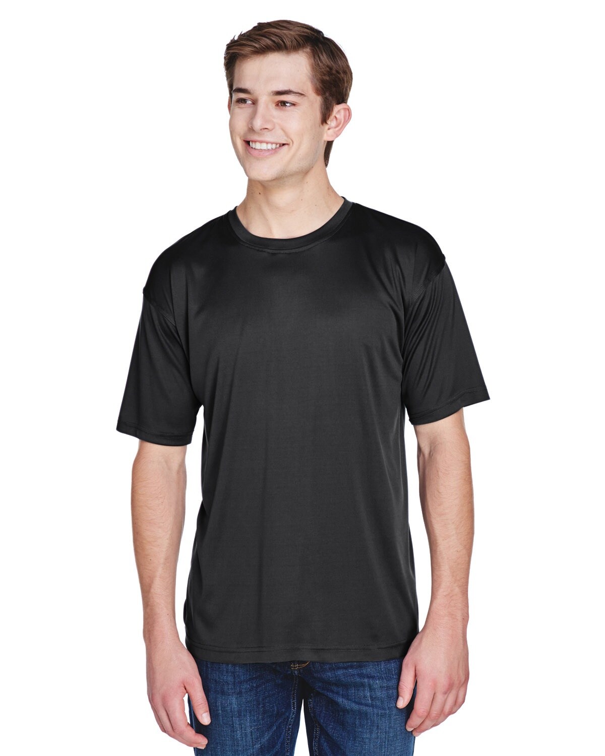 UltraClub® Men's Cool & Dry Basic Performance Crewneck Short Sleeve T ...
