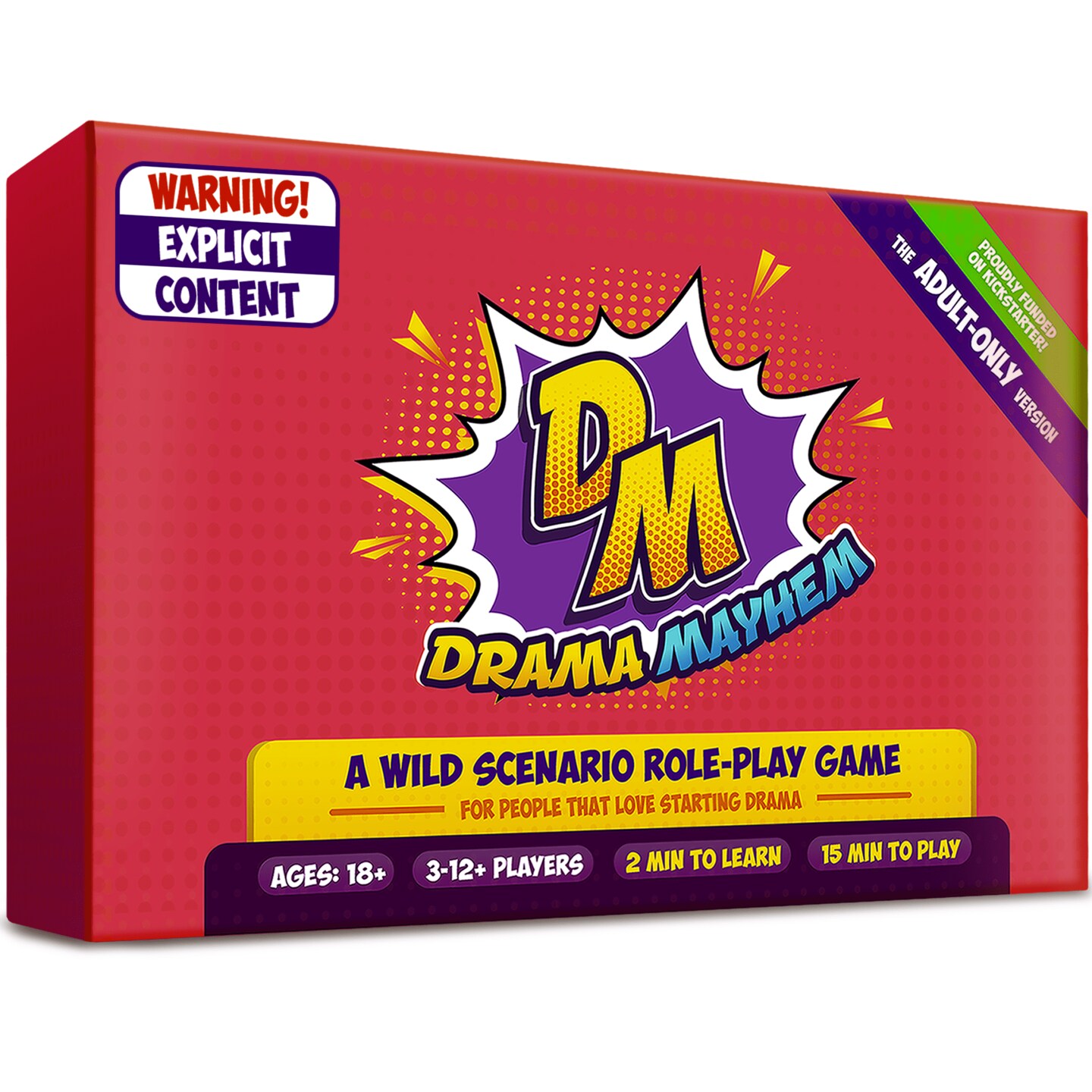 Drama Mayhem Funny Adult Card Game for Charades