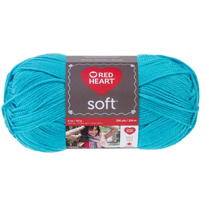 Turquoise - Red Heart Soft Yarn