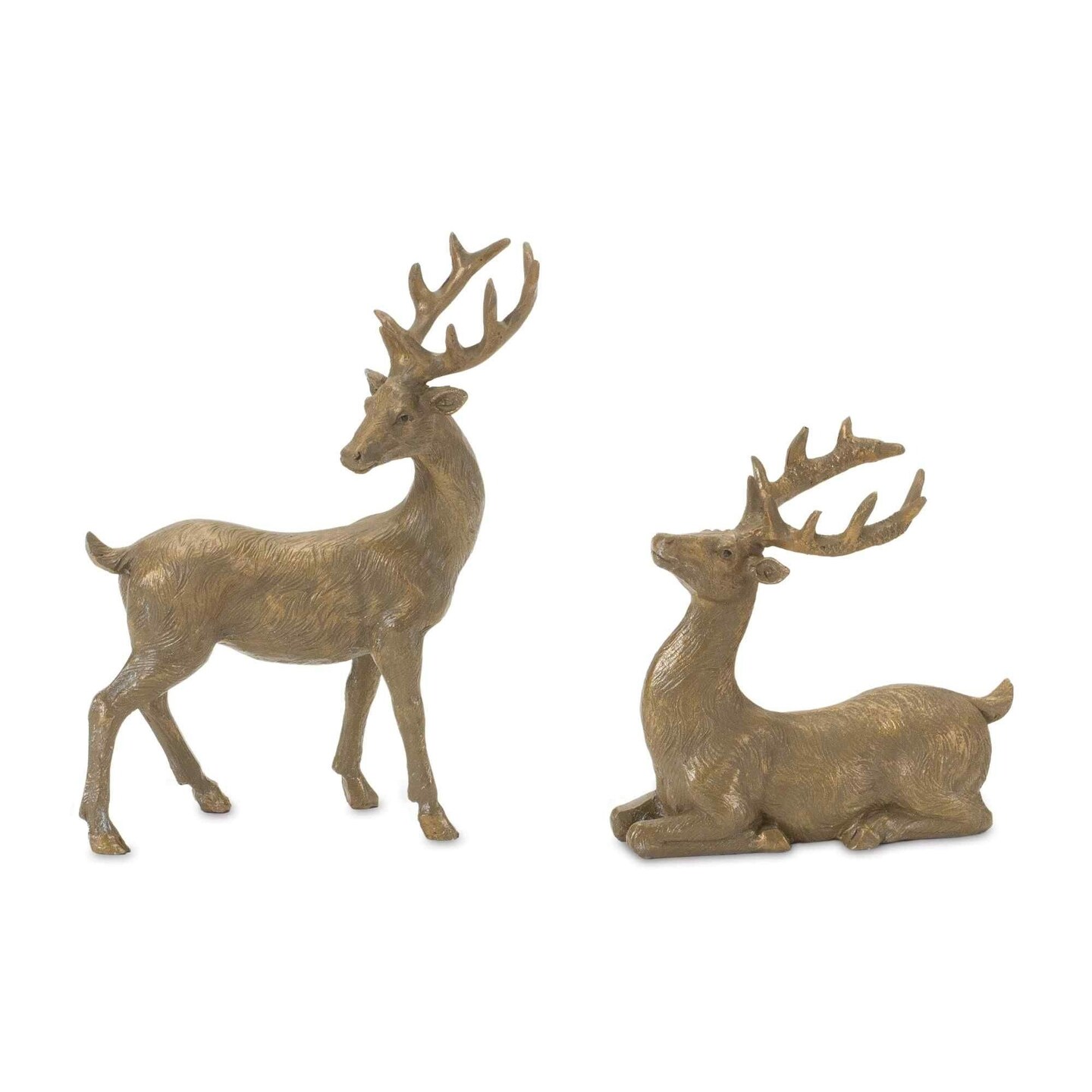 Melrose Set of 6 Mini Deer Christmas Tabletop Figurines 5&#x22;