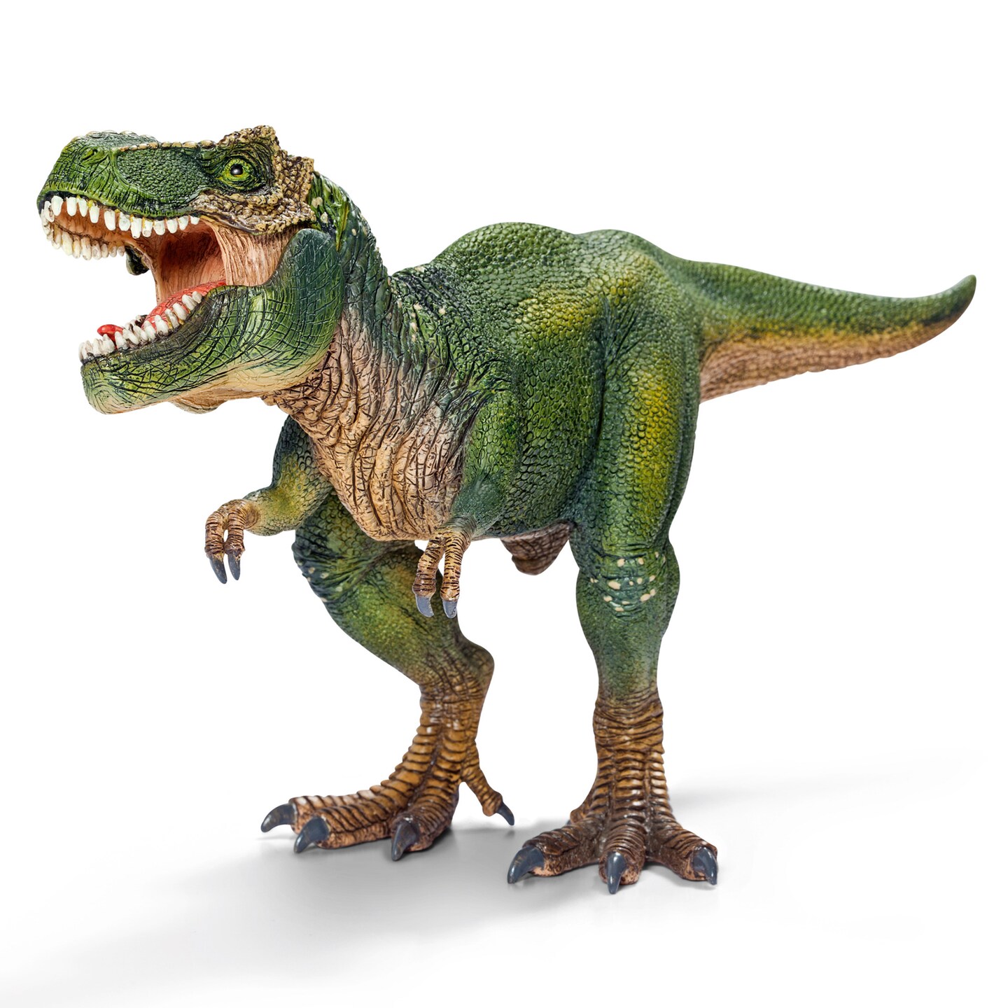 Schleich Dinosaurs: Tyrannosaurus Rex - Green - 11&#x22; Dino Action Figure, Realistic Detail, Movable Jaw, Prehistoric Collectible Toy, T-Rex, Kids Age 4+