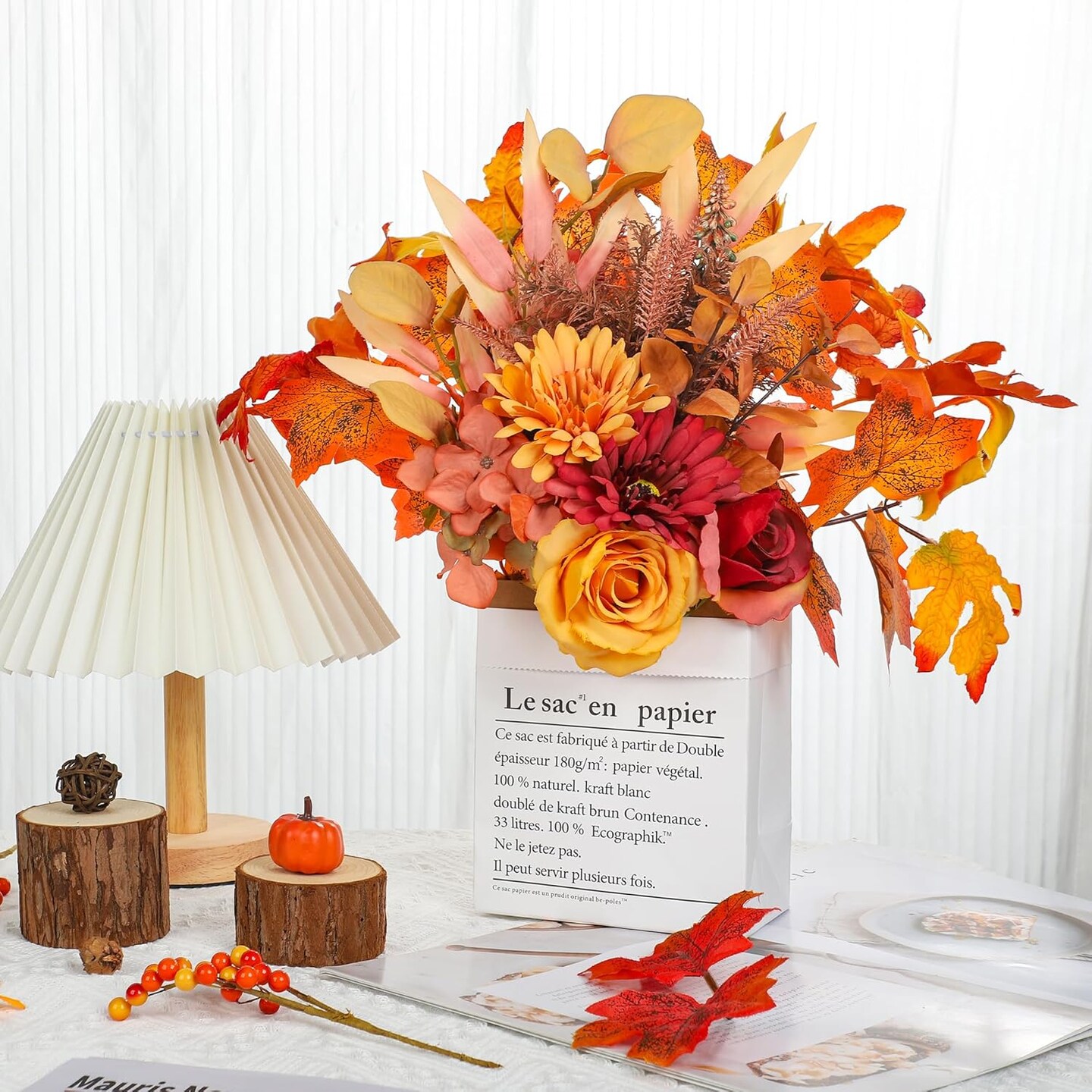 Artificial Fall Flowers Bouquets