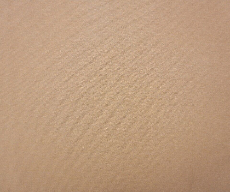 Beige Nylon Blend Stretch Solid Ponte De Roma Double Knit Fabric By the Yard