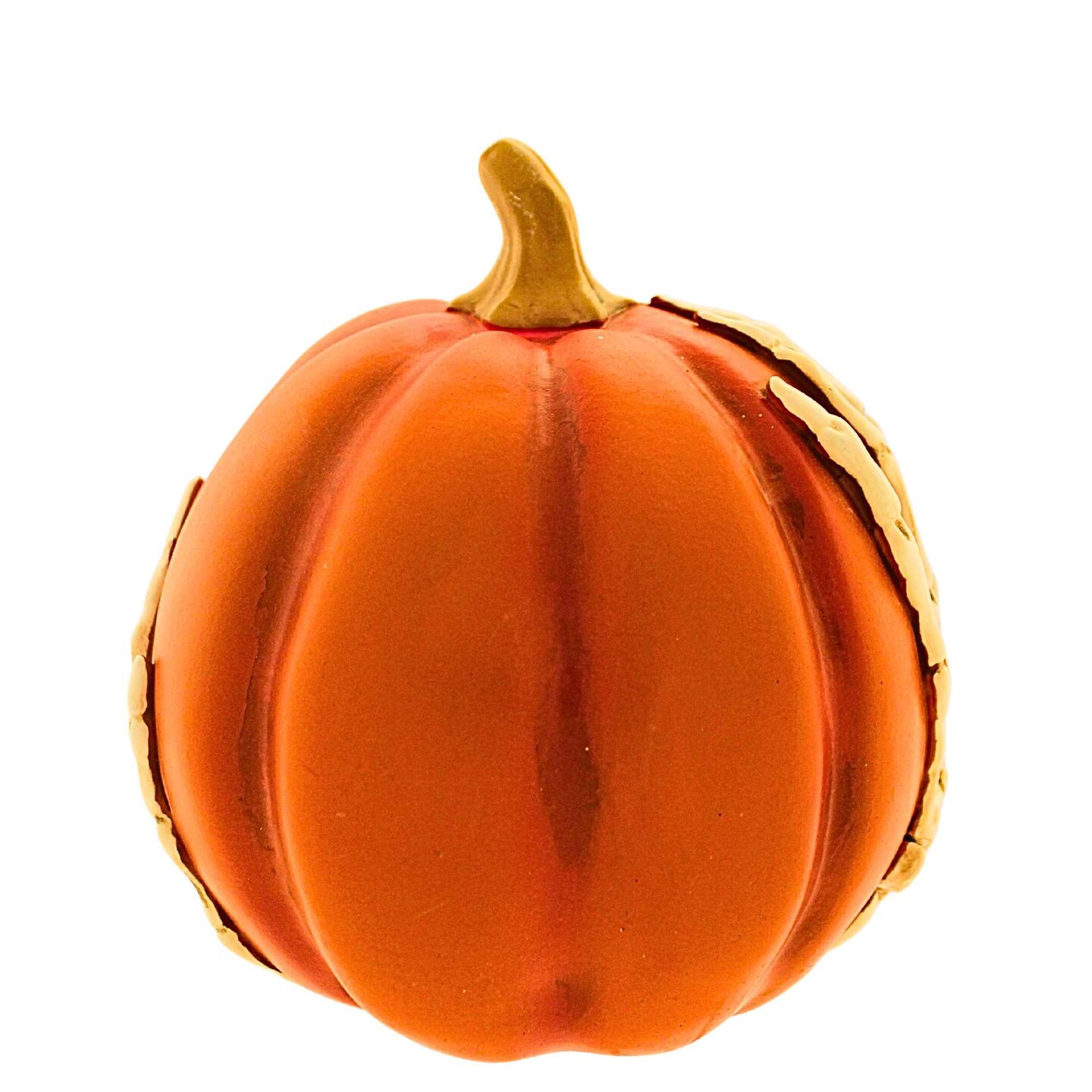 Roman 7.5 Inch Halloween Lighted Orange Pumpkin Scenic Decor Halloween Figurine , Lighted Halloween Decor Haunted Jack O Lantern