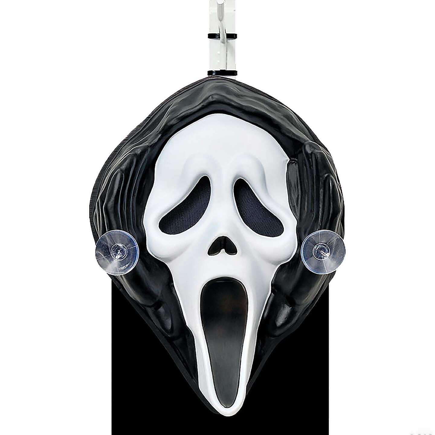 Scream Ghost Face Light Up Halloween Window Peeper Decoration Prop