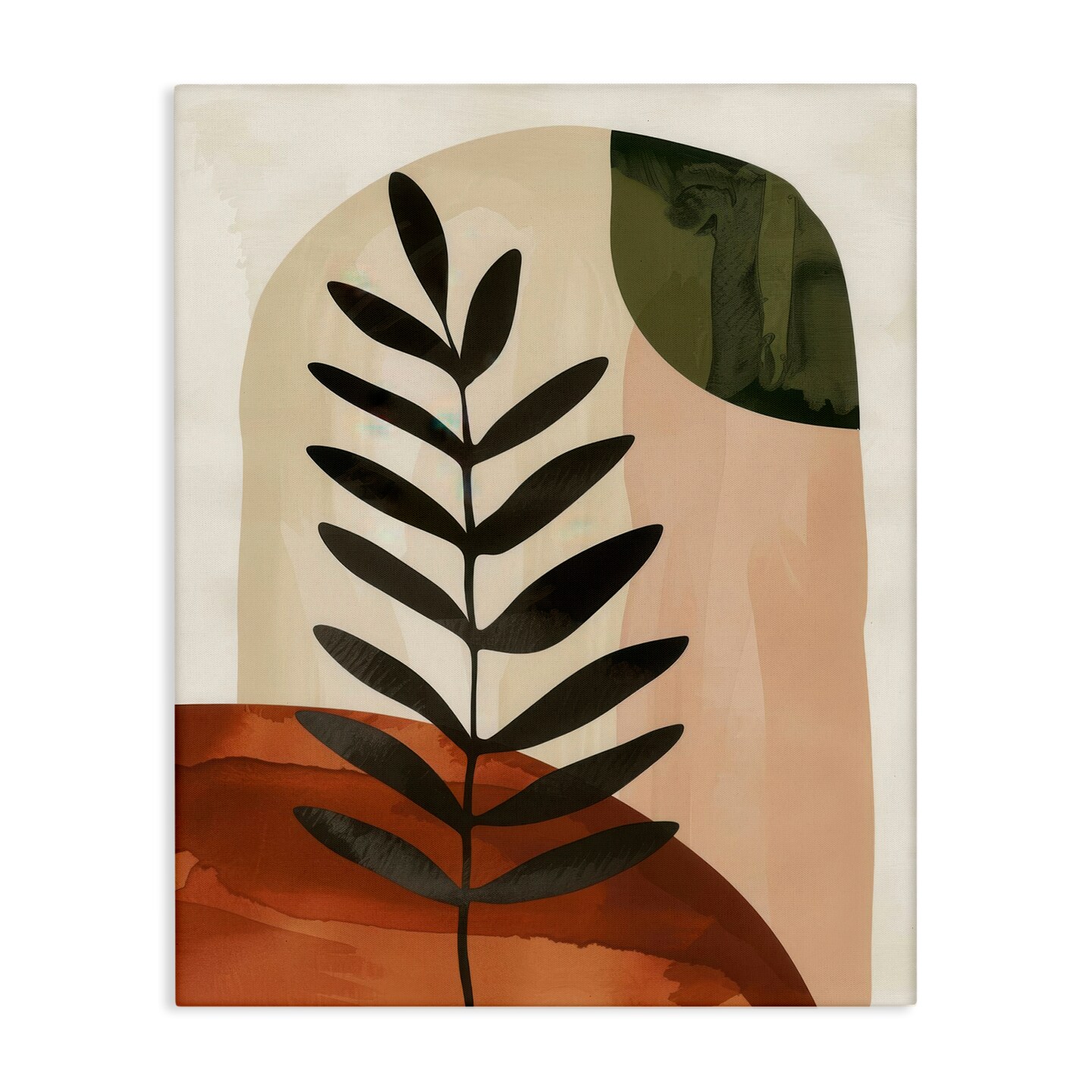 Stupell Industries Fern Strand Neutrals Canvas Wall Art Design by LSR Design Studio