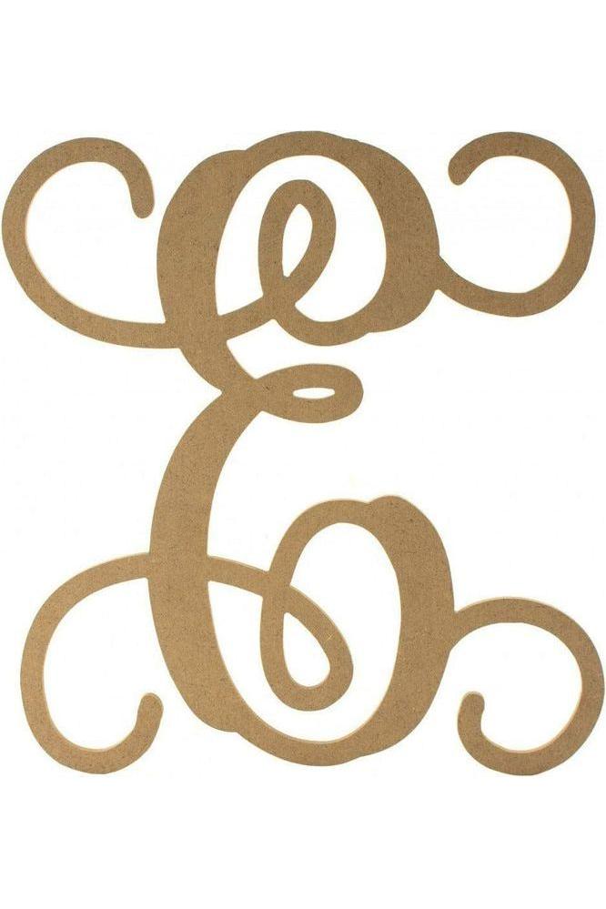 Vine Monogram Script Letter