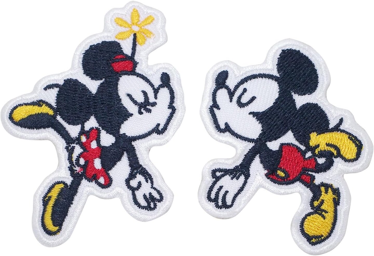 2 PCS Couple Kiss Mickey Iron On Patches for Clothing Saw | Michaels
