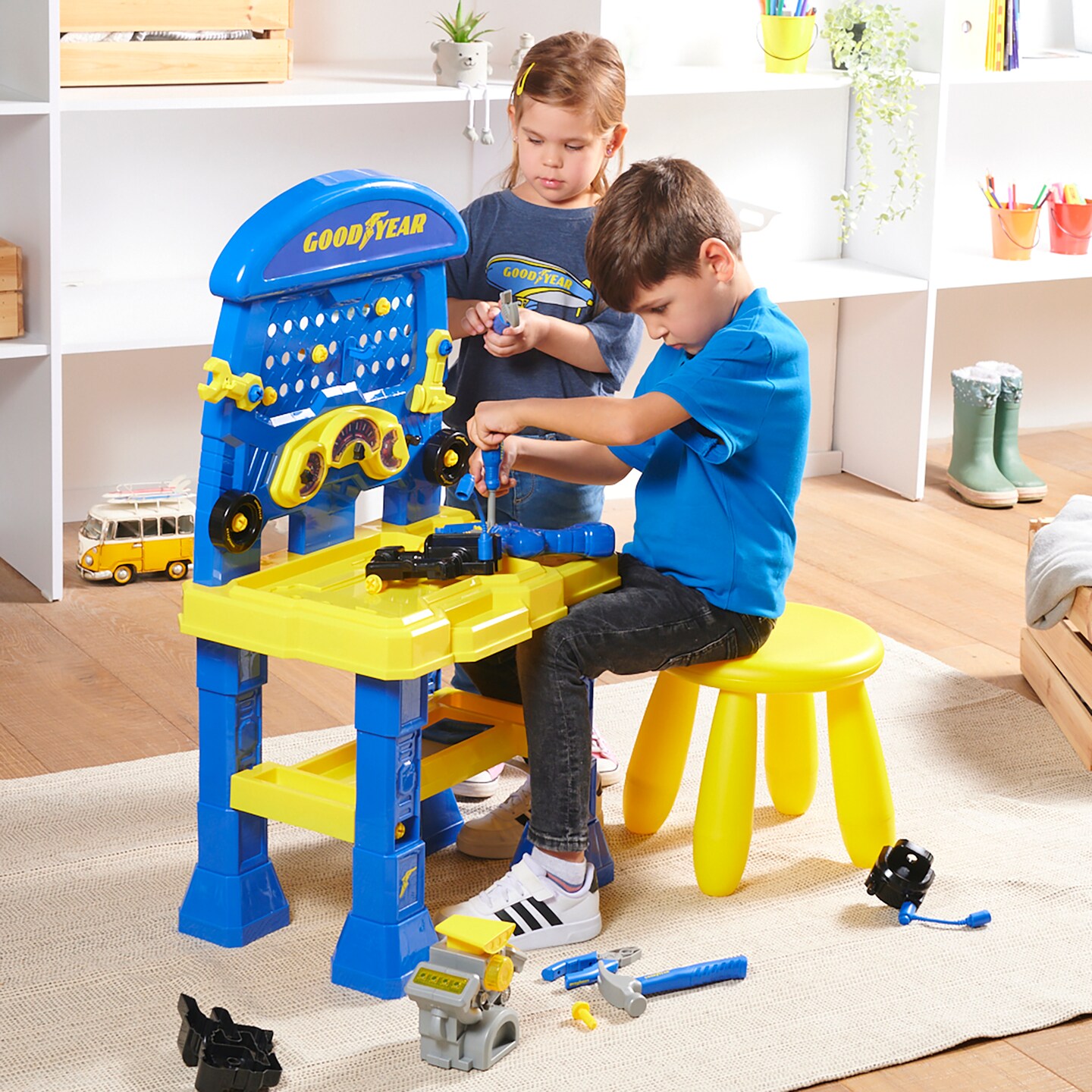 Goodyear Auto Repair Workbench, 7 Piece Tool Set | Michaels