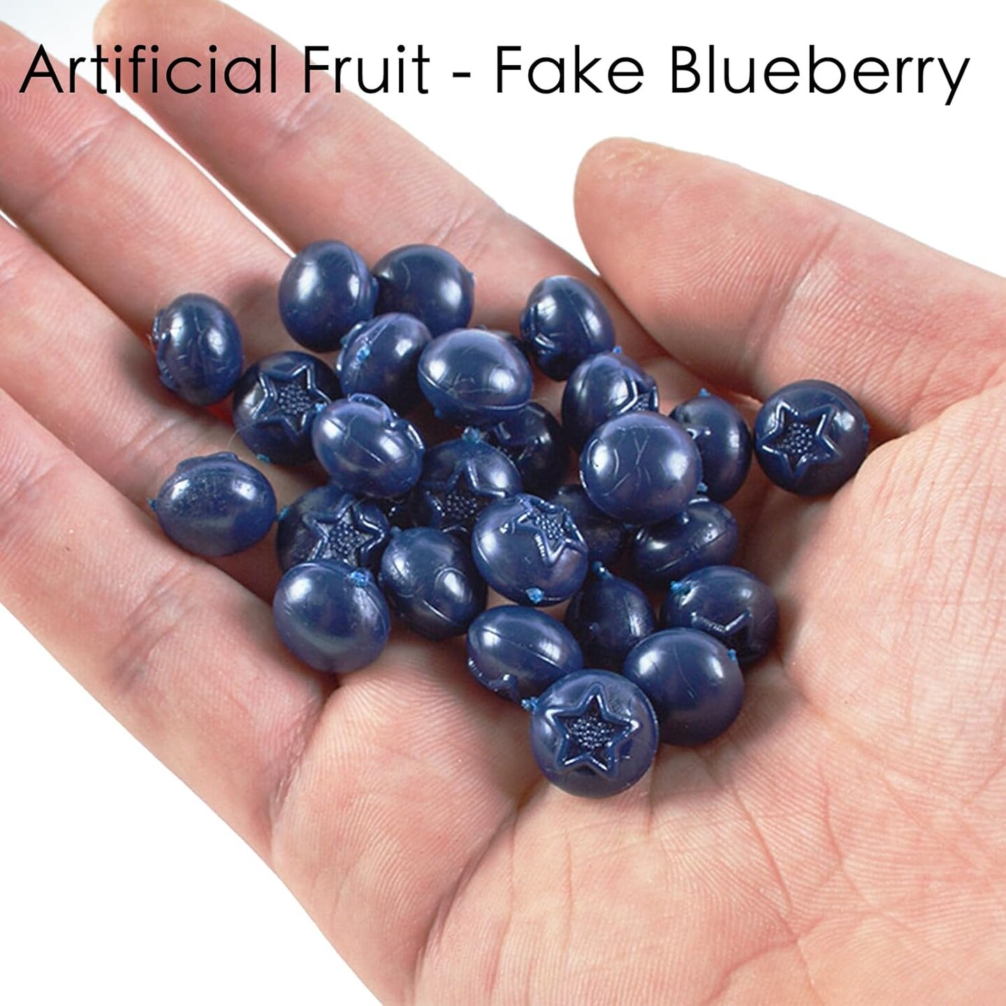 50 Pcs Artificial Fake Fruit Blueberry Decor