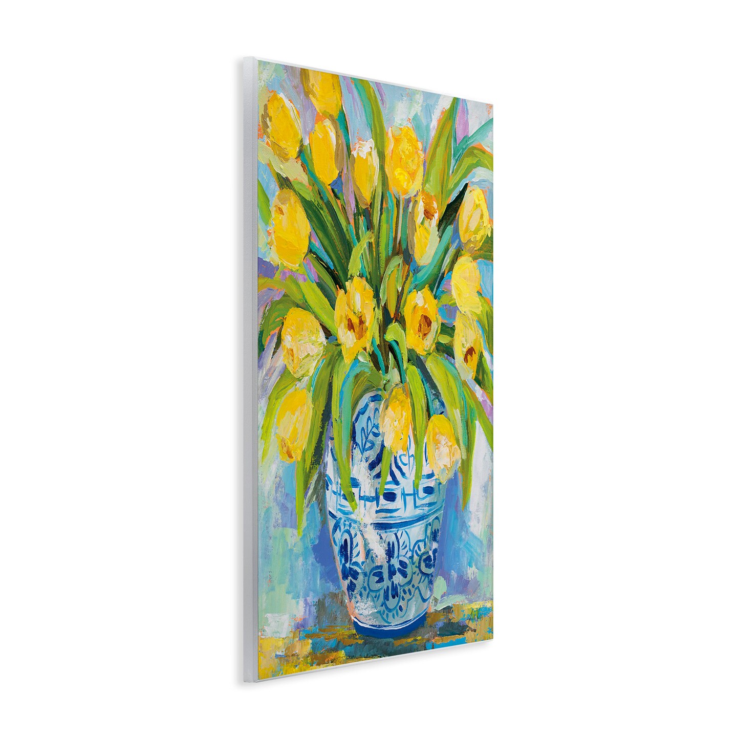 Stupell Industries Expressive Yellow Tulips in Vase Wall Plaque Art