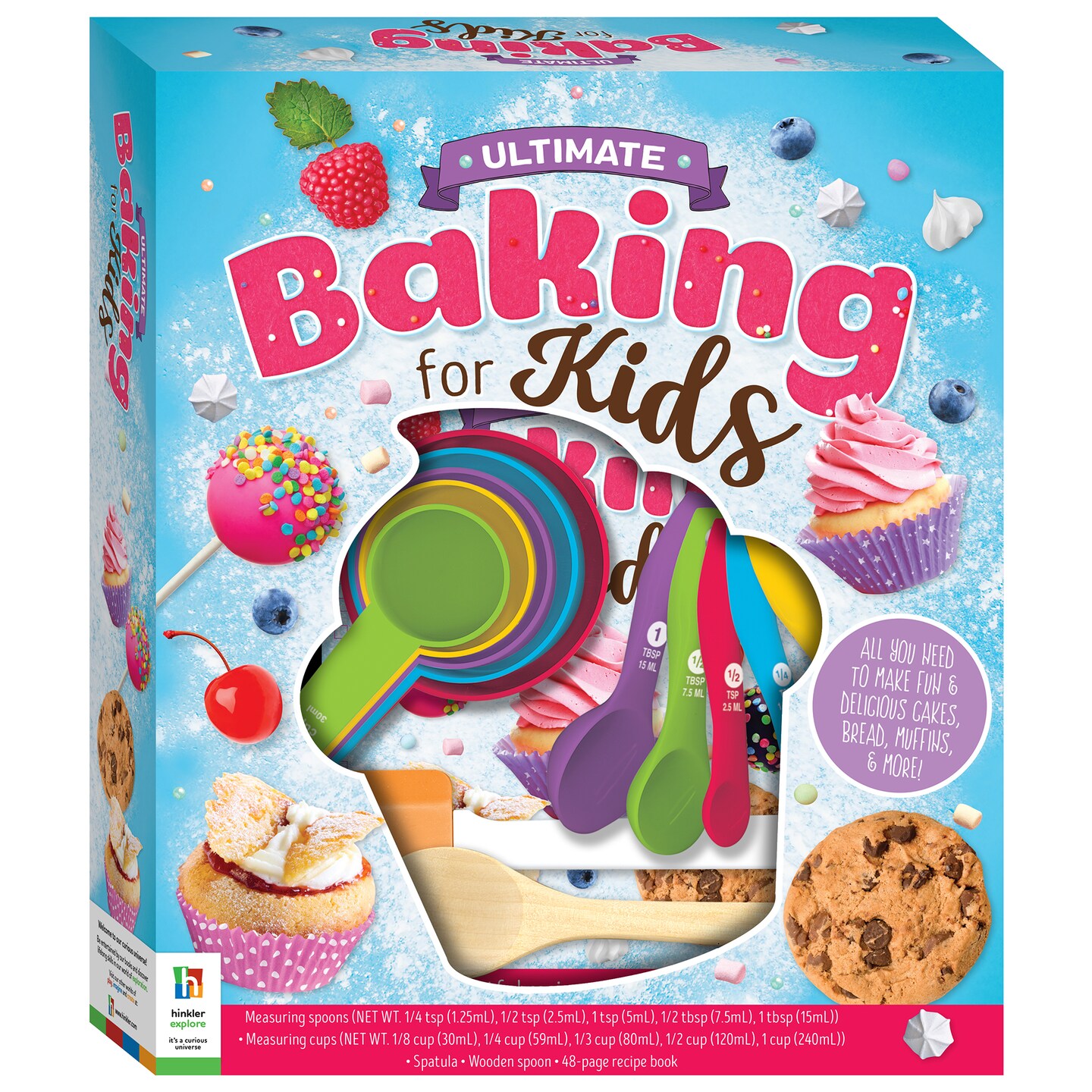 Ultimate Baking for Kids Kit - Cookbooks for Kids - Cooking with Children - Baking Utensils and Guides - Children's Hobbies - Learn to Bake - Baking for Kids Aged 8 to 12