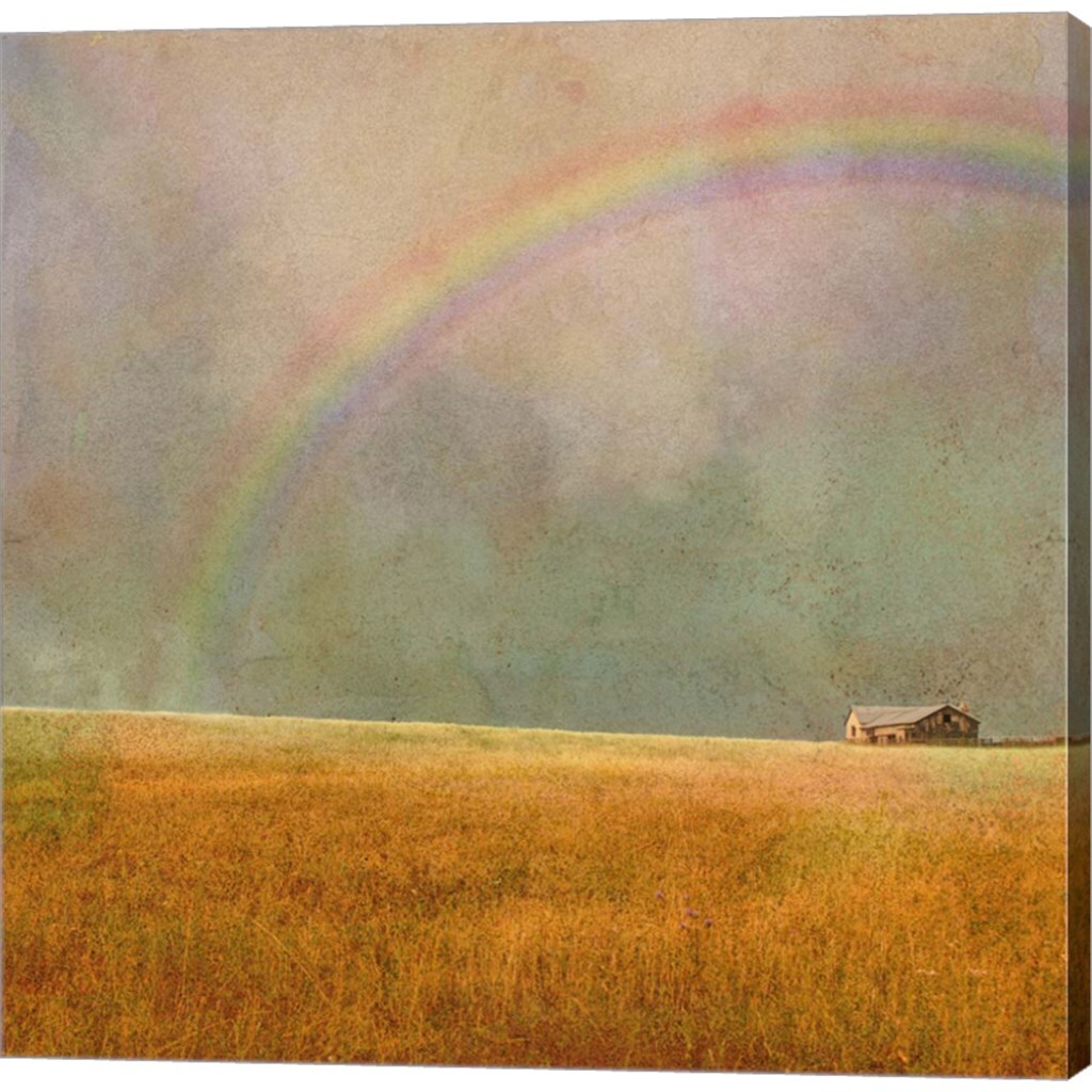 After The Rain Rainbow by Ynon Mabat 24" x 24" Canvas Wall Art
