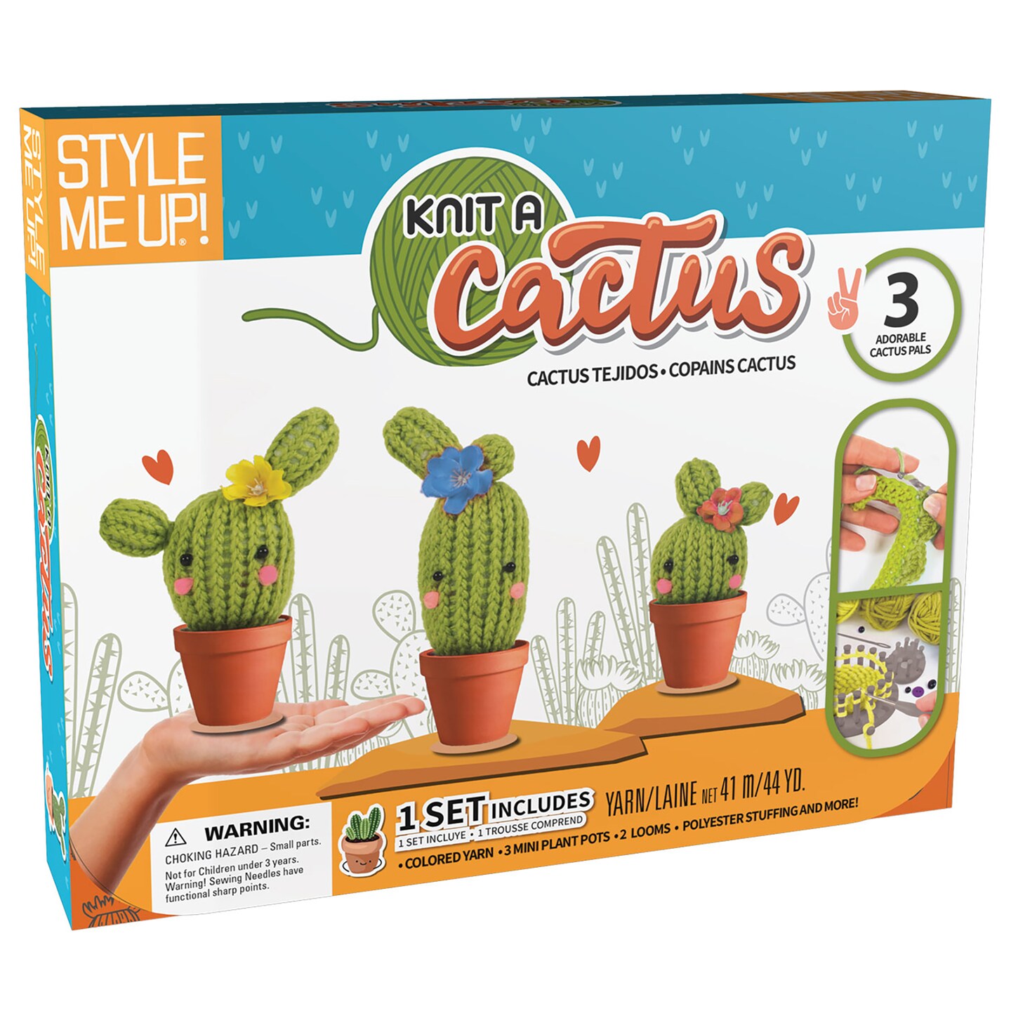 Style Me Up, Knit a Cactus, Kids Knitting
