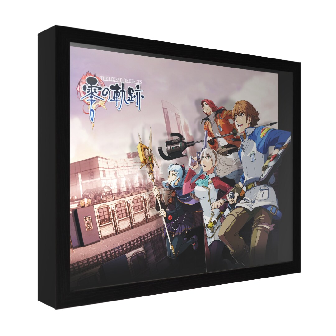 The Legend of Heroes (Zero no Kiseki) - 3D Shadow Box for Gamers | Handmade Wall Art | Unique Gaming Gift | Retro Video Game Decor
