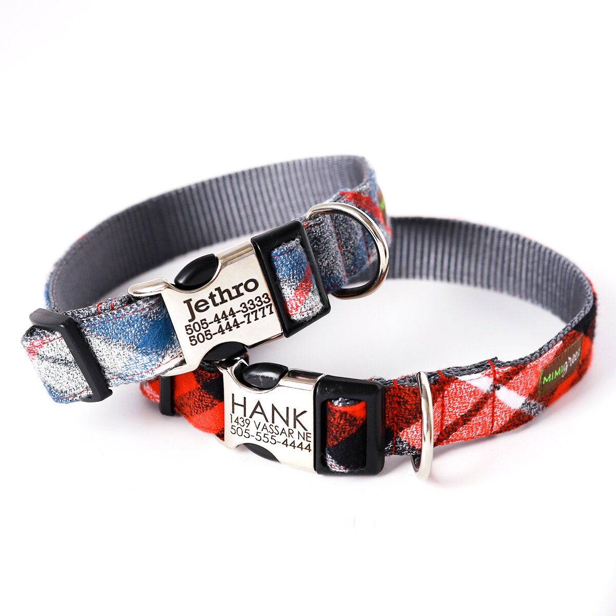 Fashion laser engraved dog collar