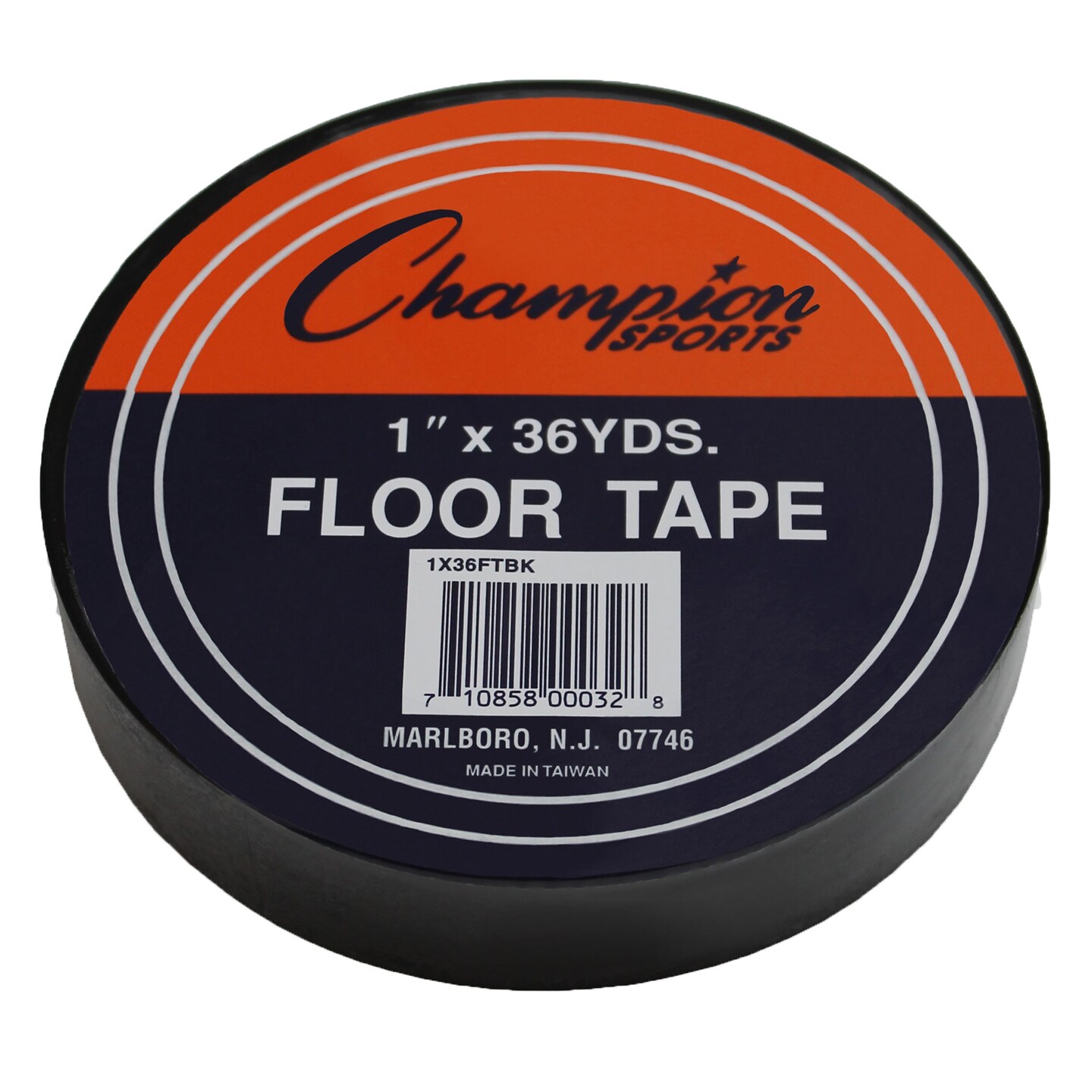 Floor Marking Tape, 1&#x22; x 36 yd, Black