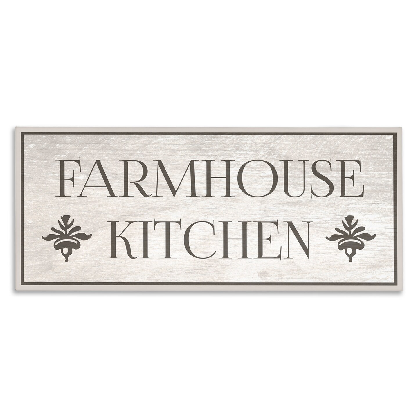 Stupell Industries Farmhouse Kitchen Typography Canvas Wall Art