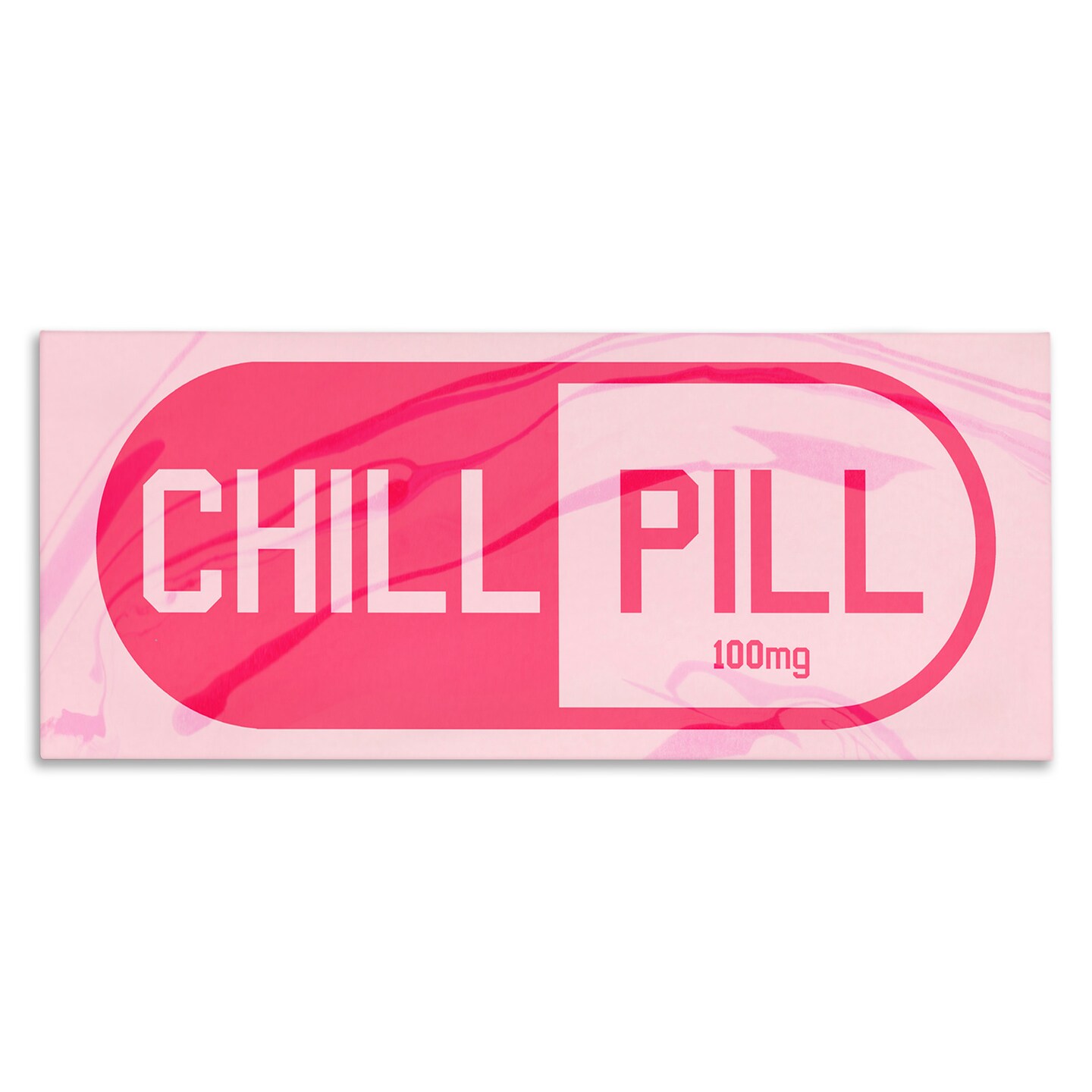 Stupell Industries Chill Pill Modern Pop Canvas Wall Art
