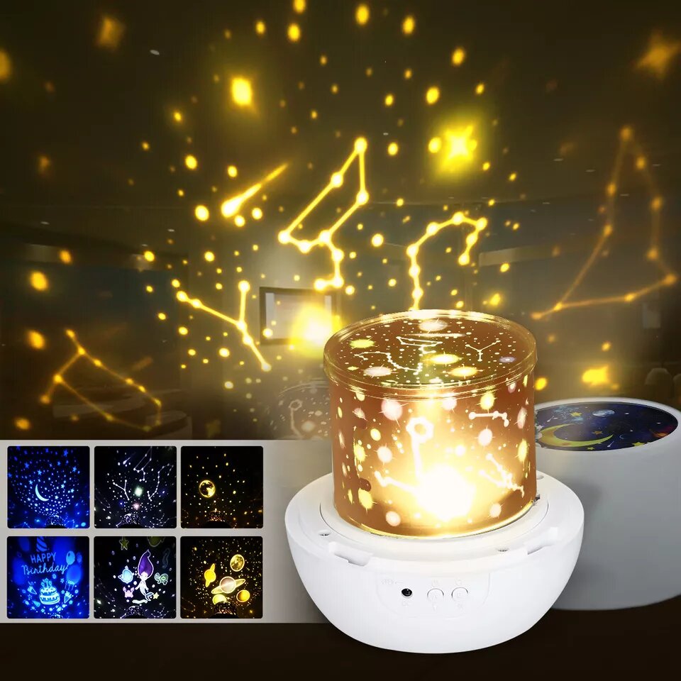 Kitcheniva LED Galaxy Starry Sky Projector Night Light Decor
