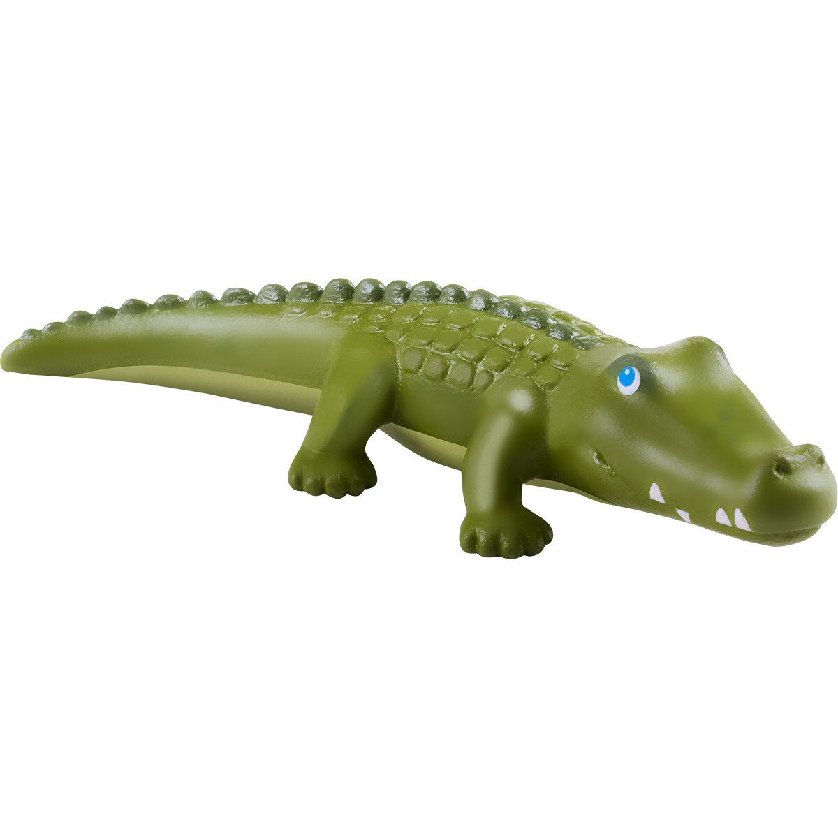 HABA Little Friends Crocodile - 7&#x22; Chunky Plastic Zoo Animal Toy Figure