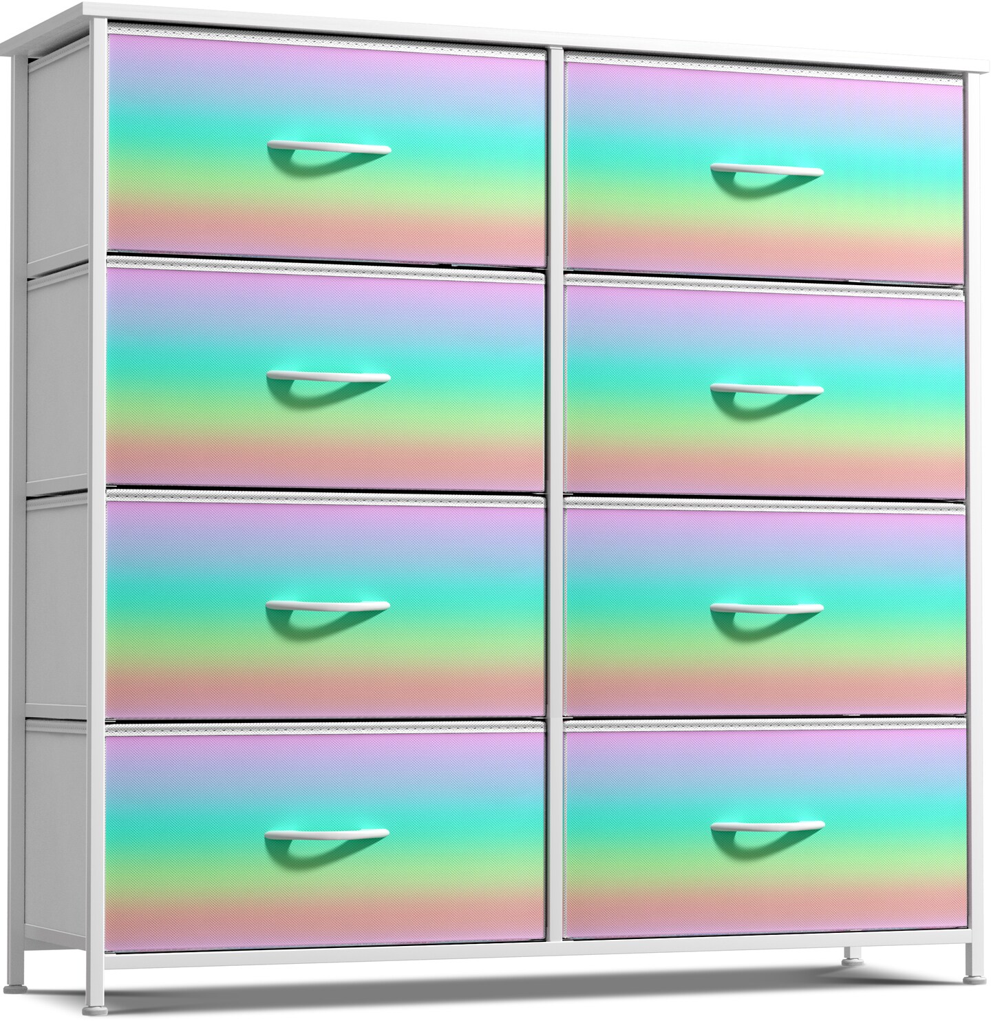 Sorbus Extra Wide Dresser Organizer With 8 Drawers - Large Storage Furniture for Bedroom, Hallway, Living Room, Nursery & Closet