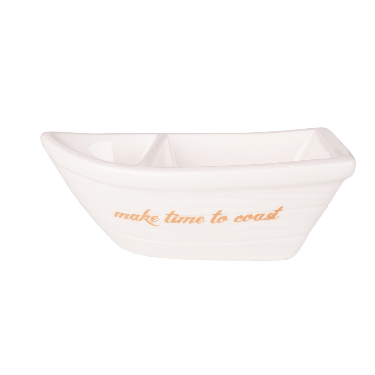 6&#x22;  MAKE TIME TO COAST  BOAT DISH