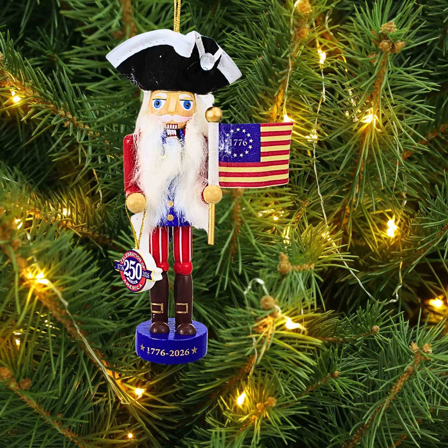 Kurt S. Adler 6.0 Inch 250Th Anniversary Of America Nutcracker