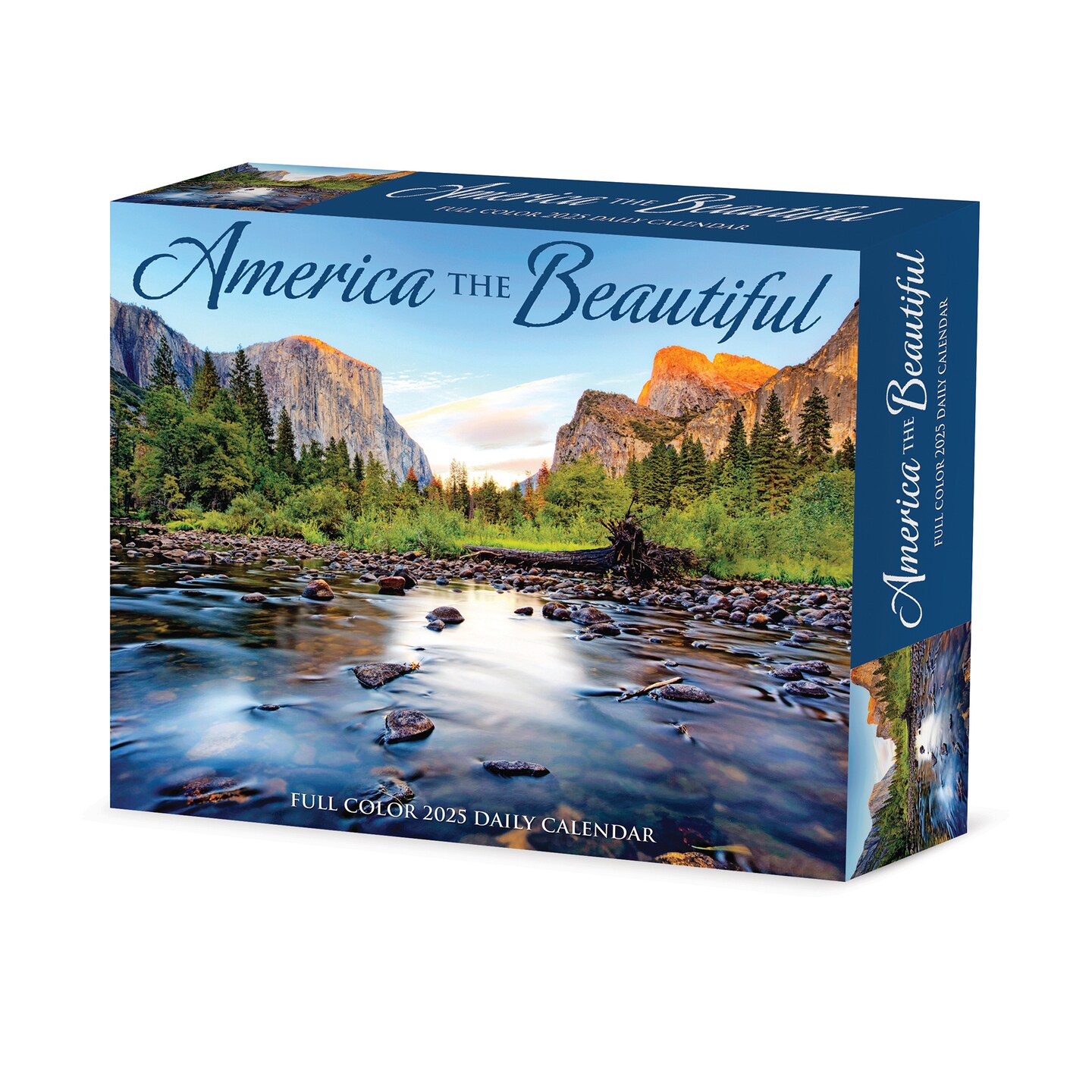 America the Beautiful, Scenic 2025 Box Calendar, Daily Desktop