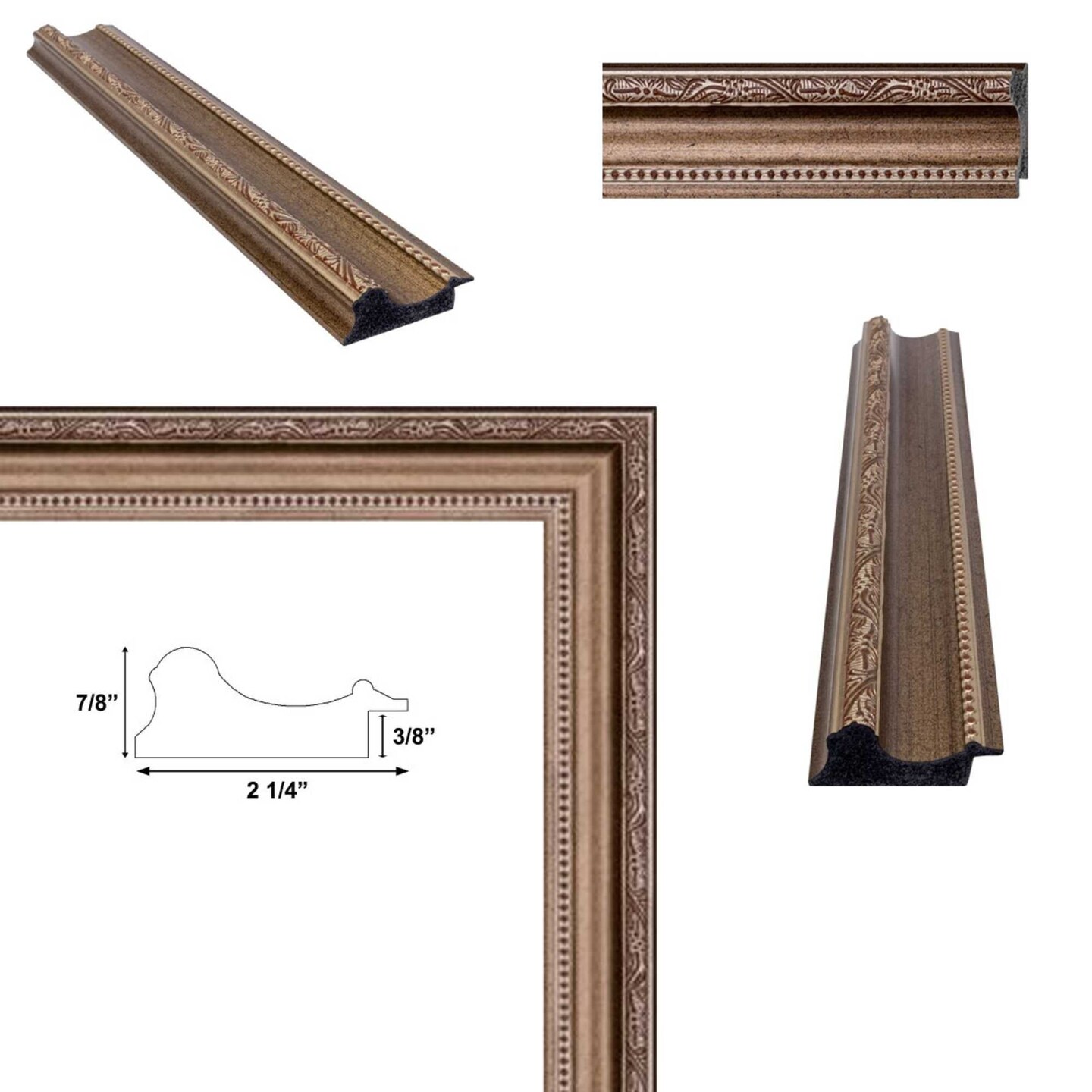Wide Antique Silver Victorian Picture Frame 24x30 frame
