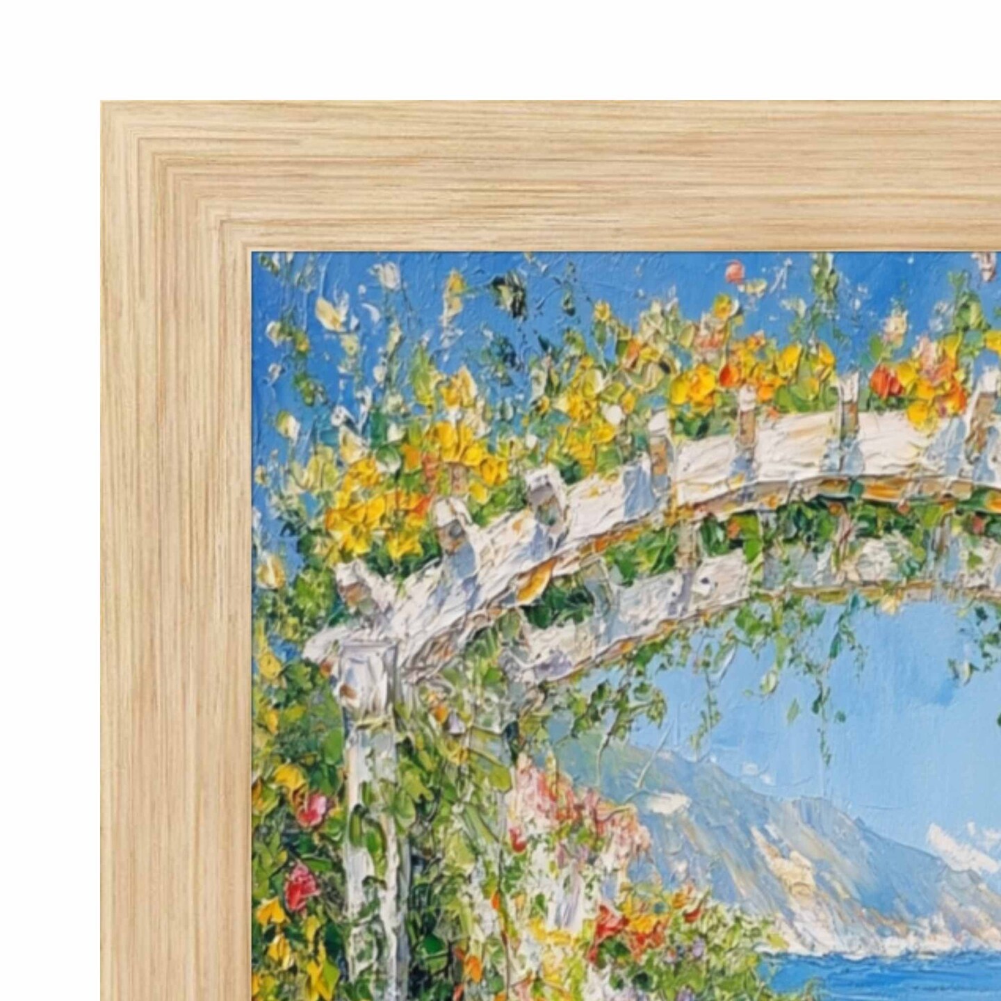 Cypress Natural Oak Wood Picture Frame 11x14 frame