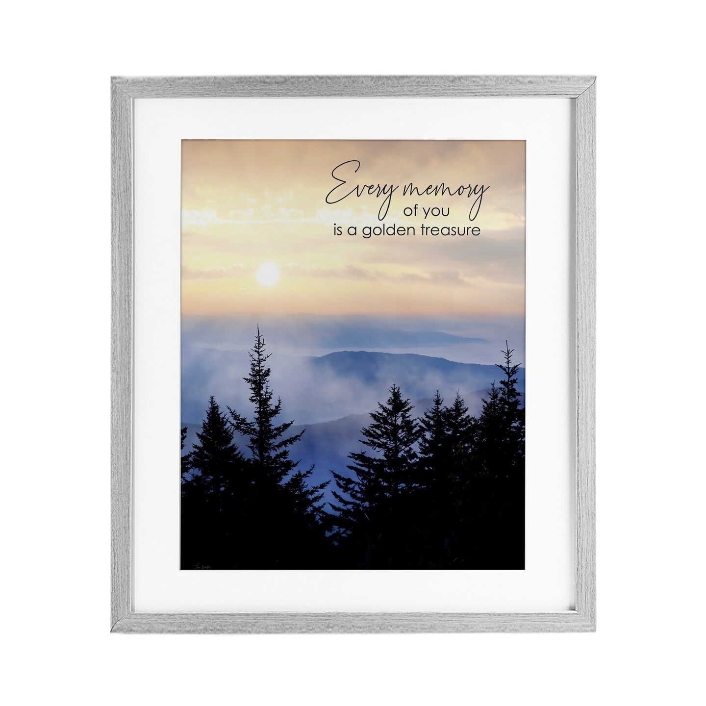 Stupell Industries Every Memory of You Grief Framed Print Under Glass, design by Lori Deiter
