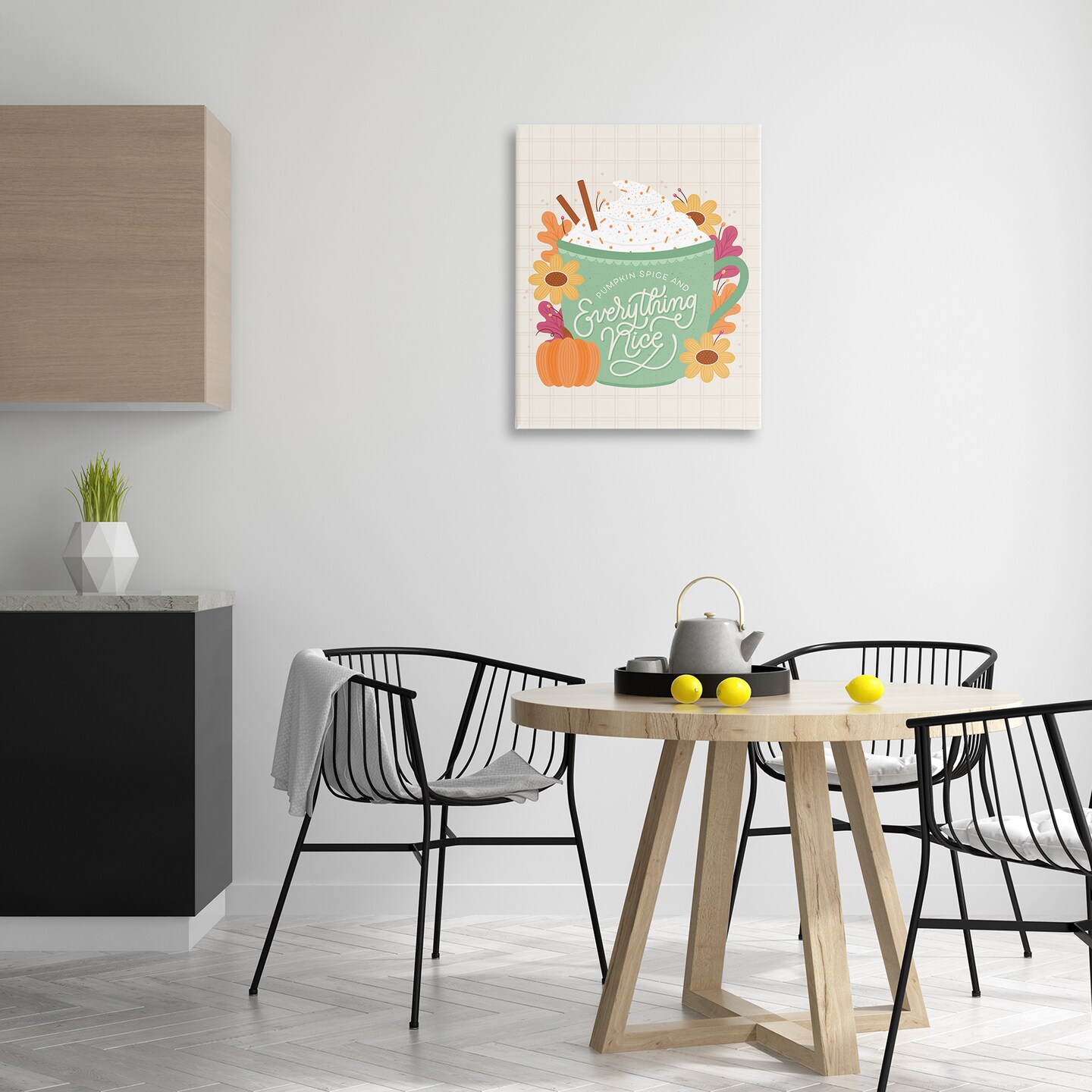 Stupell Industries Pumpkin Spice Everything Nice Canvas Wall Art Design by Jalynn Heerdt